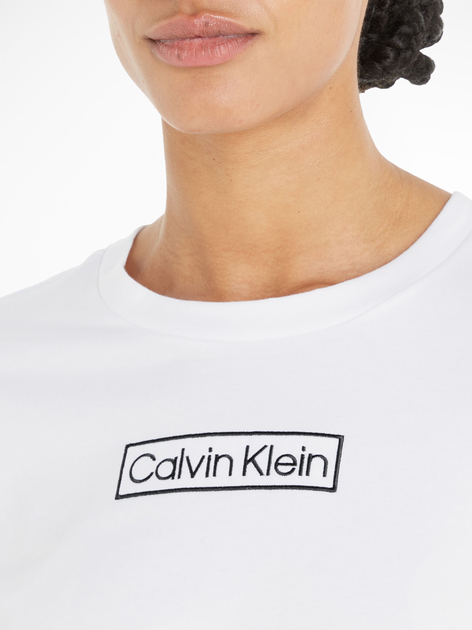 Calvin Klein |  S/S CREW NECK | L | white