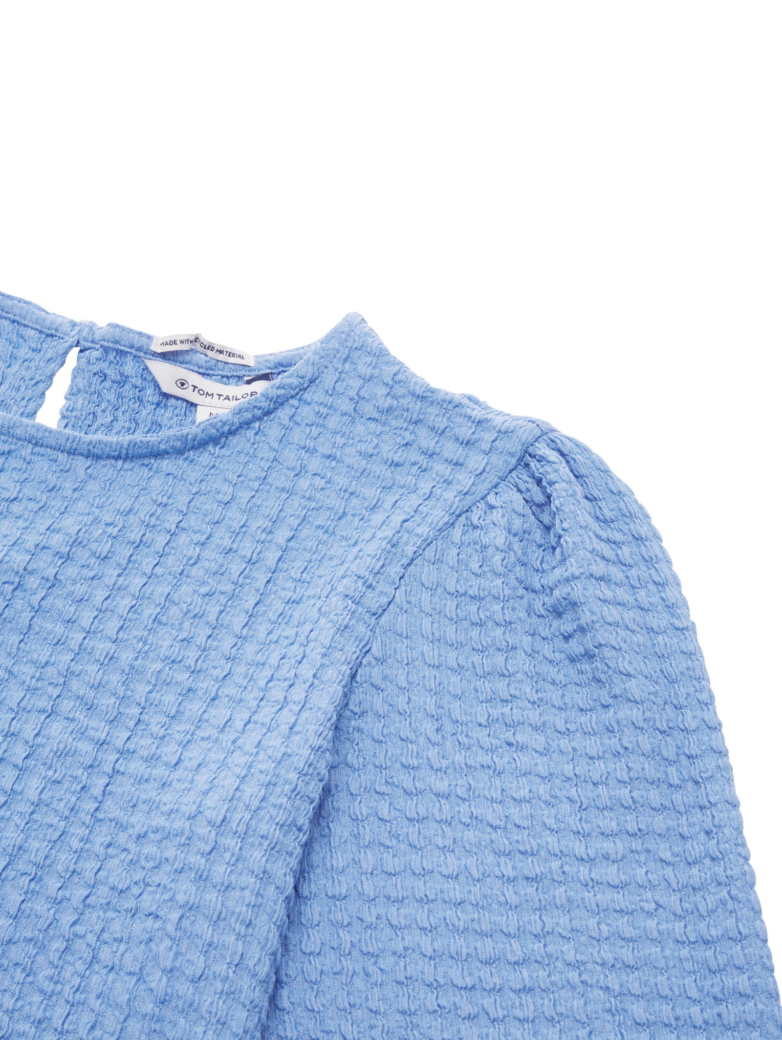 crinkle cutline dress, sicilian blue #3