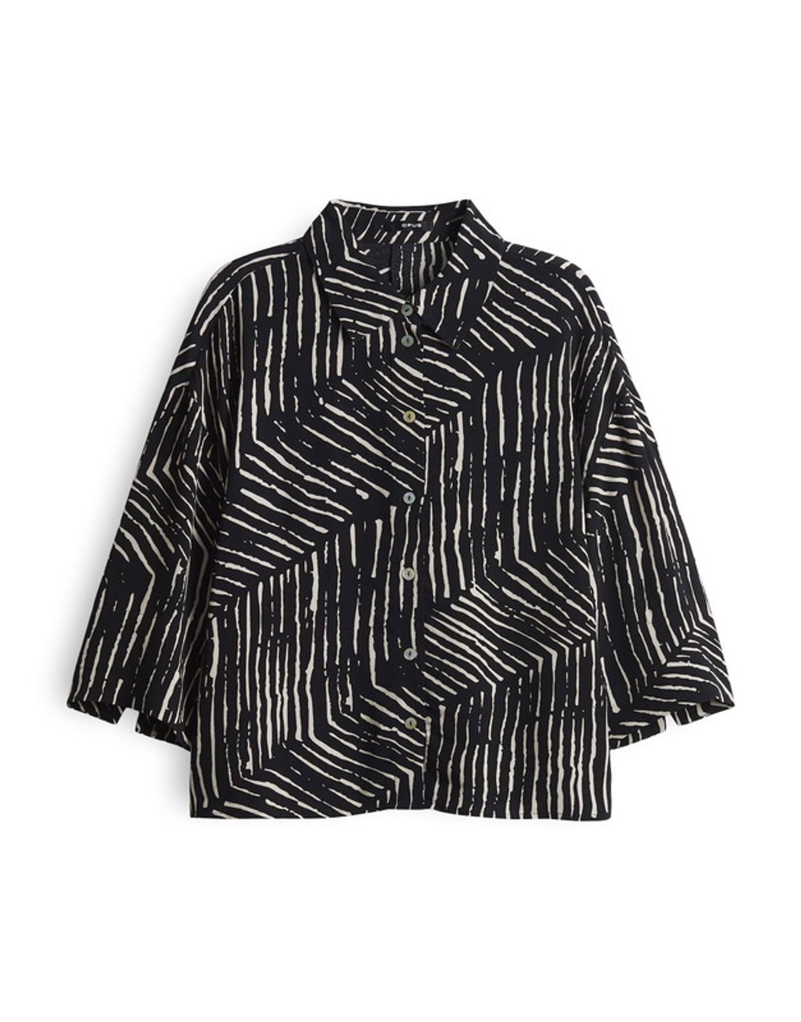1643cabe5fc84b0ef6021d23595be459 Opus | Opus Druckbluse | 42 | Schwarz
