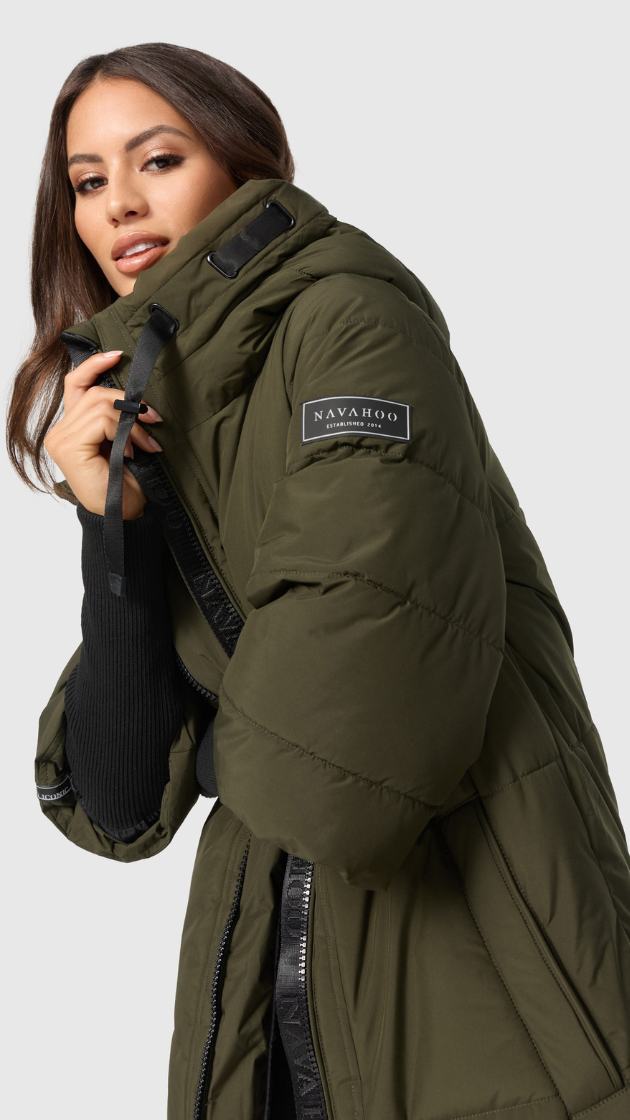 Gemütlicher Parka von Navahoo in dark olive