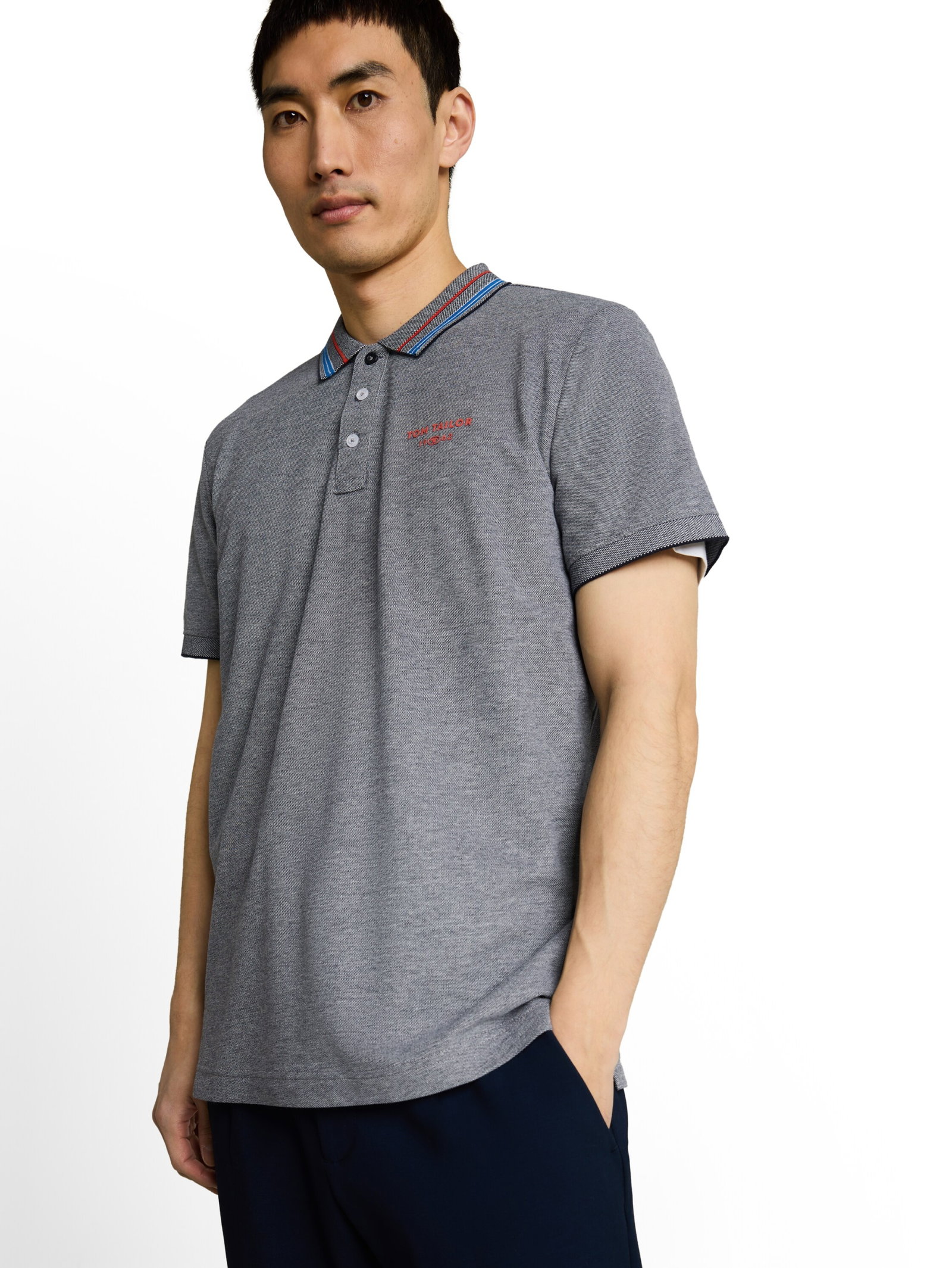 contrast polo, sky captain blue #5
