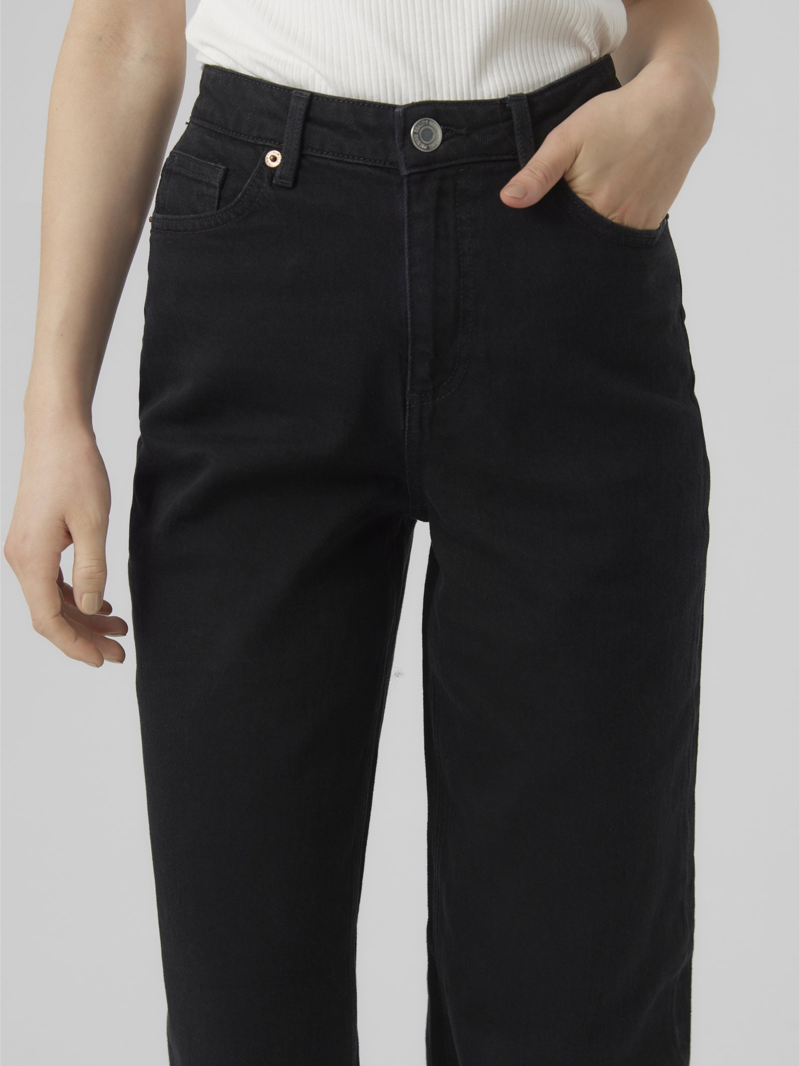 VMTESSA HR WIDE JEANS RA118 GA NOOS, Black #5
