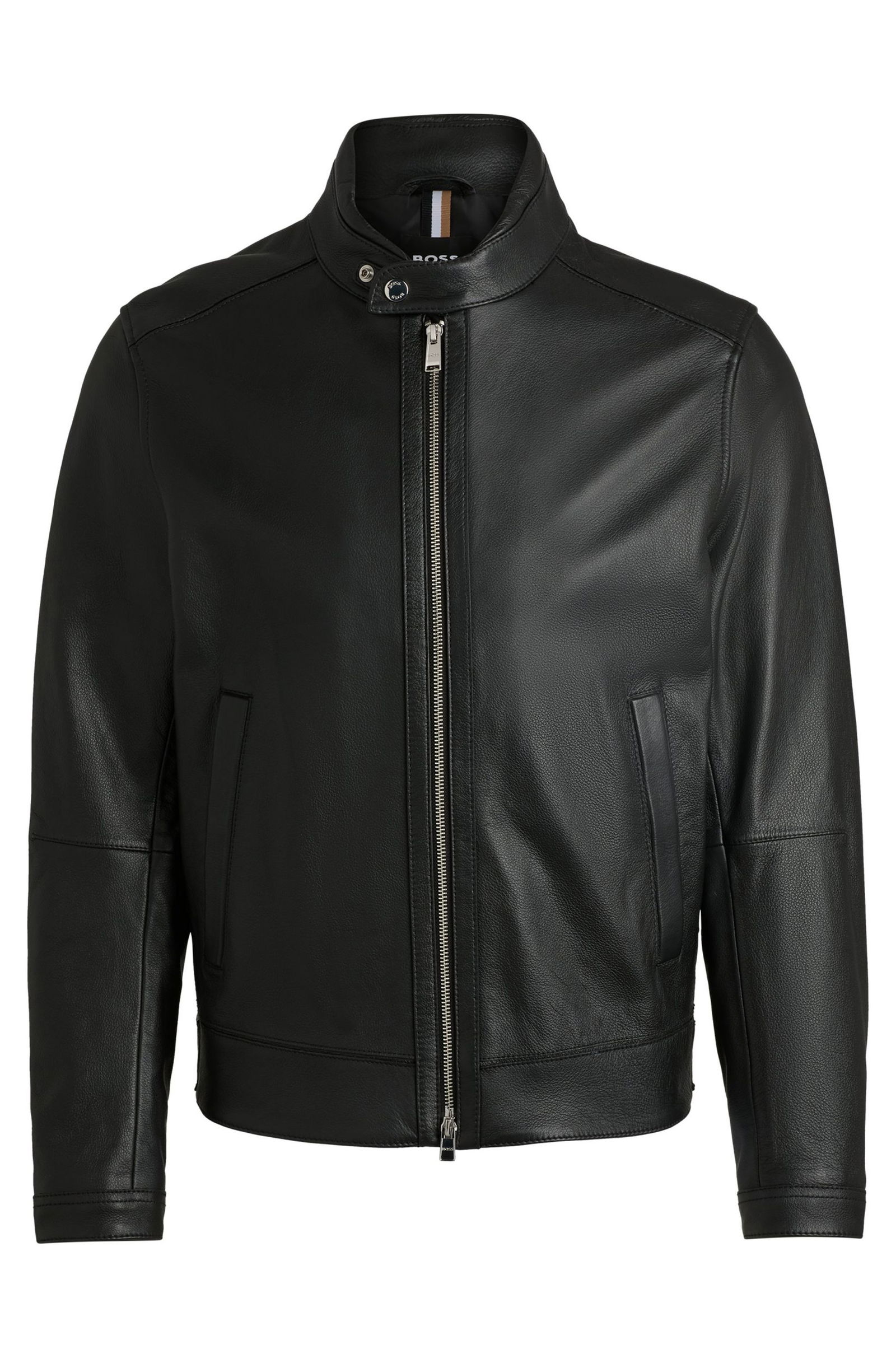 1562a9e9362a685506ea54d46207a7c1 BOSS Black |  BOSS Black Lederjacke  | 52 | black