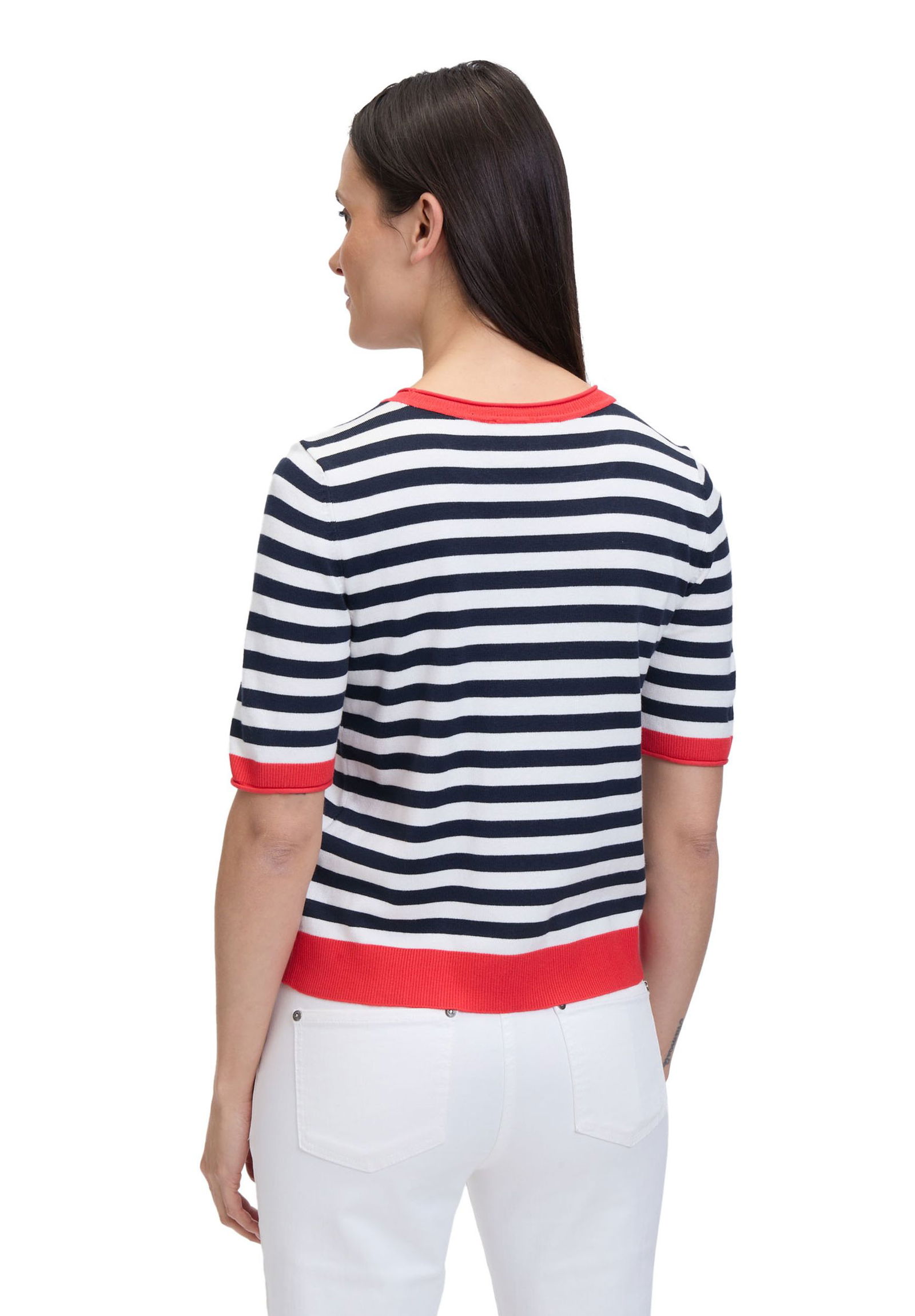 Betty Barclay |  Betty Barclay Pullover  | 38 | patch dark blue/red