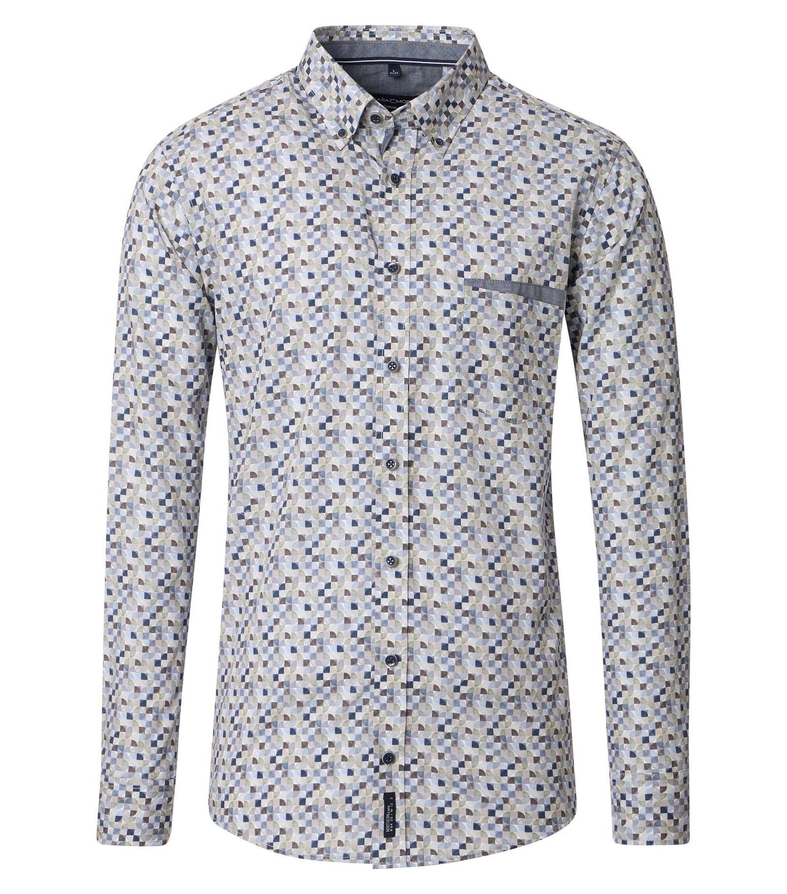 Casa Moda |  Casa Moda Hemd Regular Fit  | M | grün