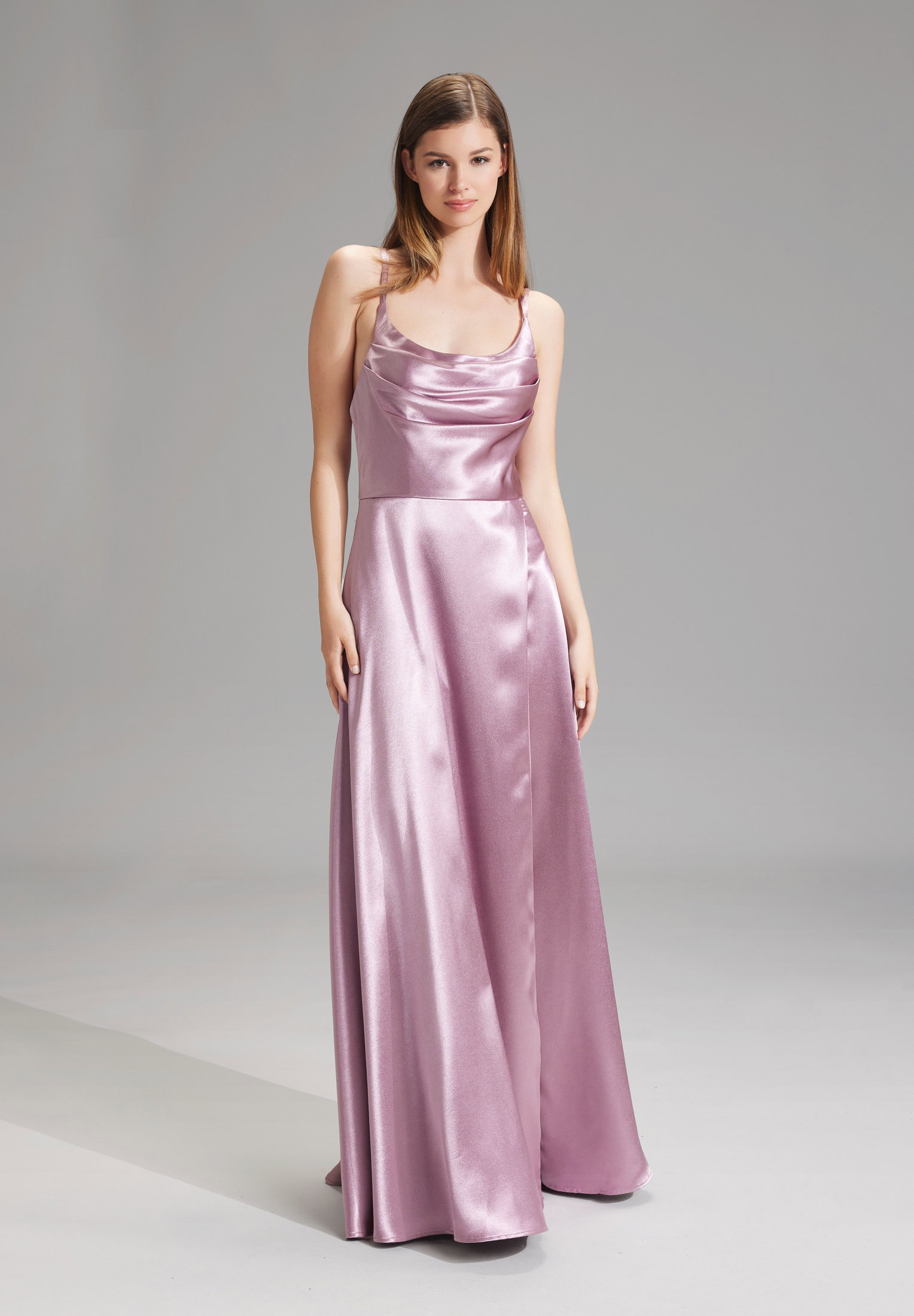 Hey Kyla Satin-Abendkleid mit Gehschlitz #3