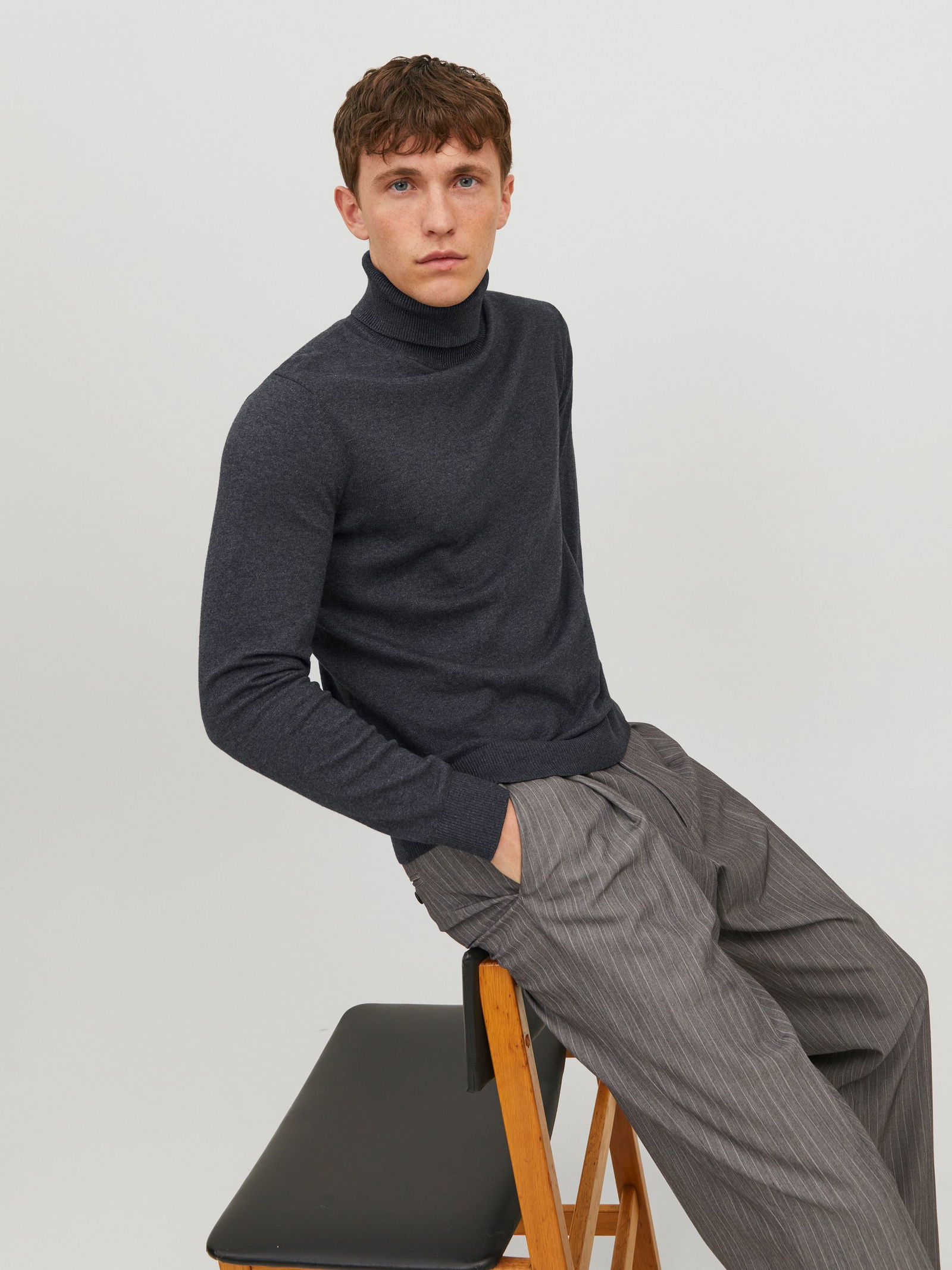 Jack&Jones | Jack&Jones Pullover | M | dark grey melange