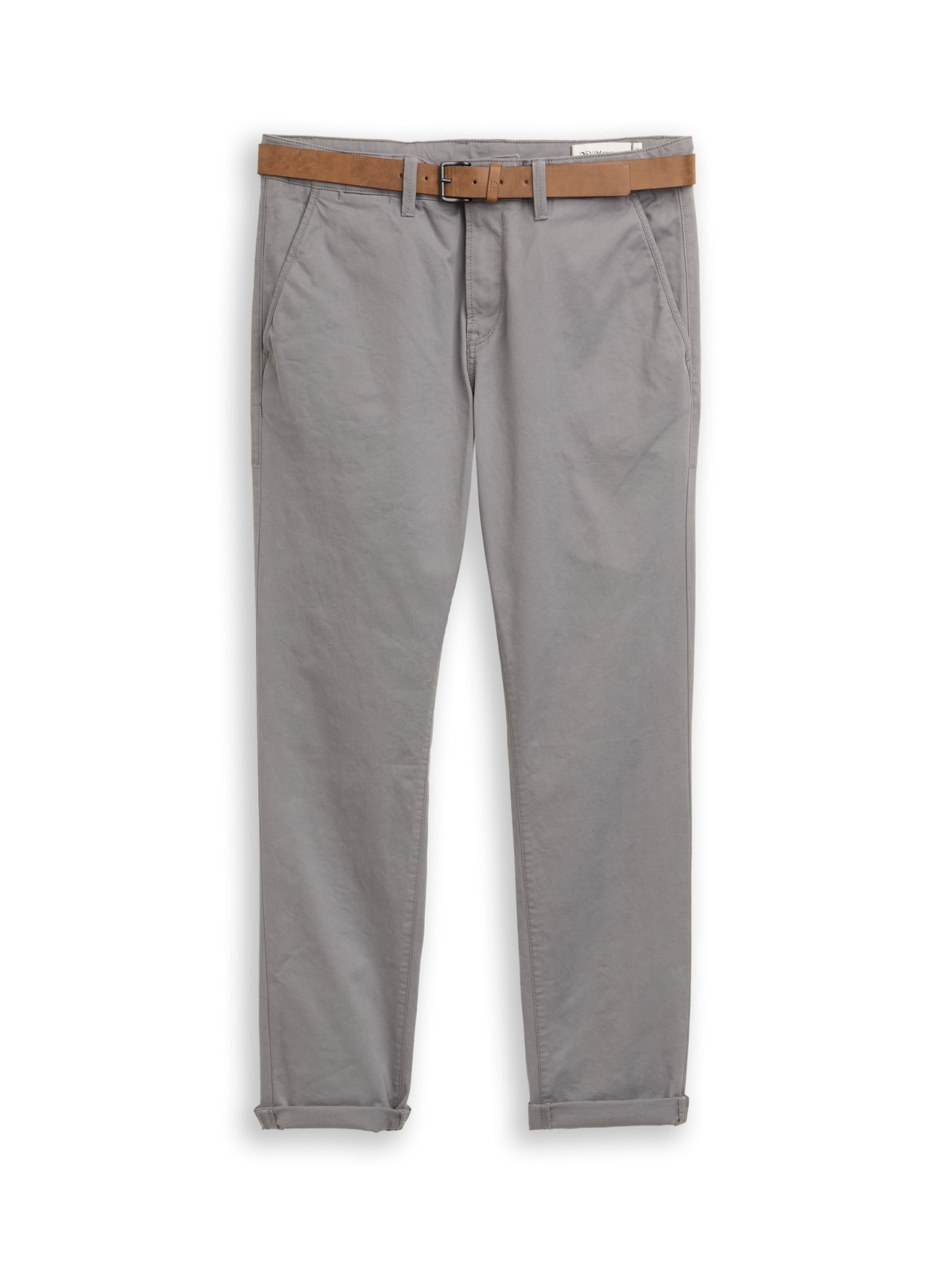 Slim Chino with belt, Castlerock Grey #1