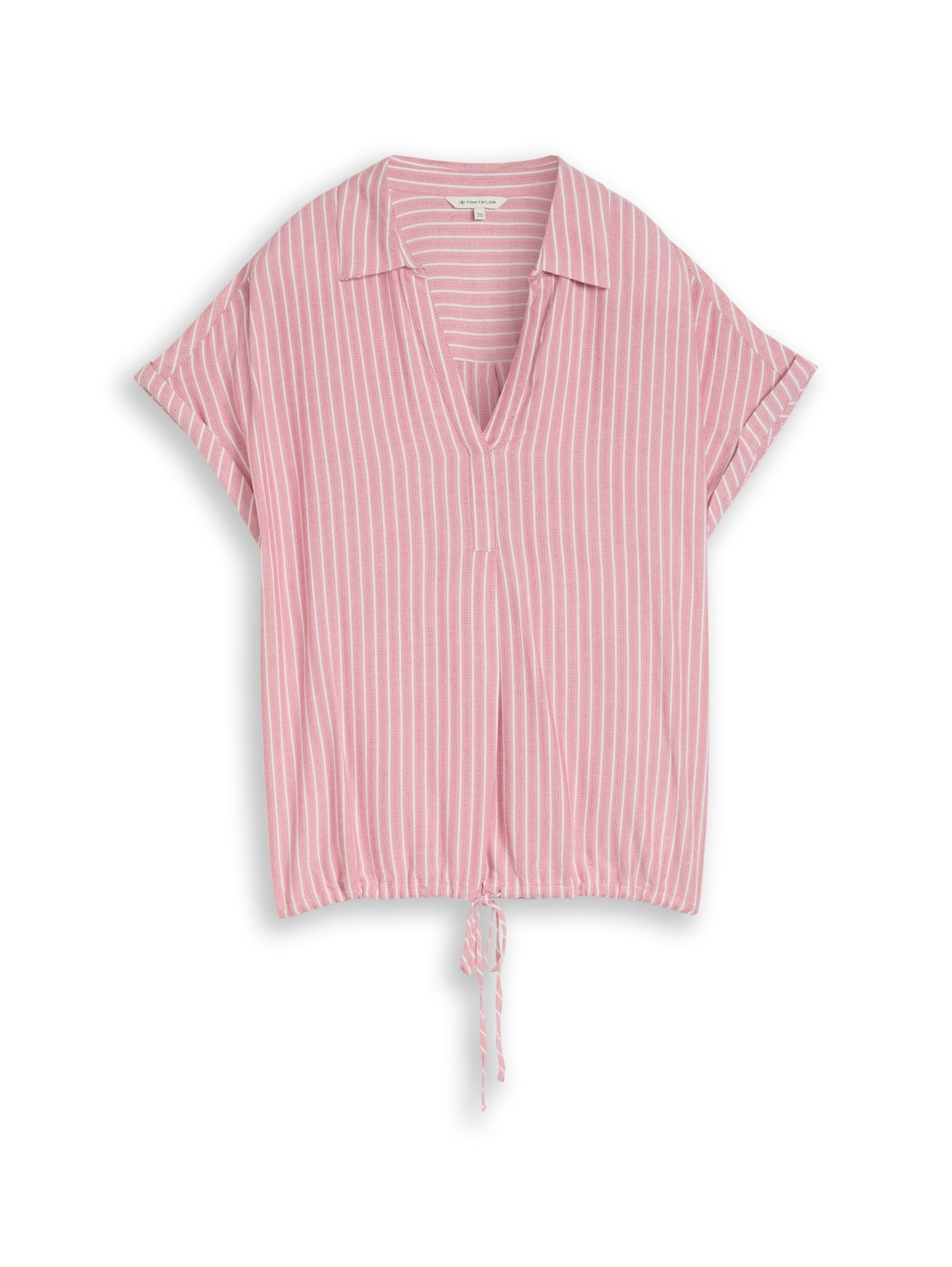 cozy pink white stripe