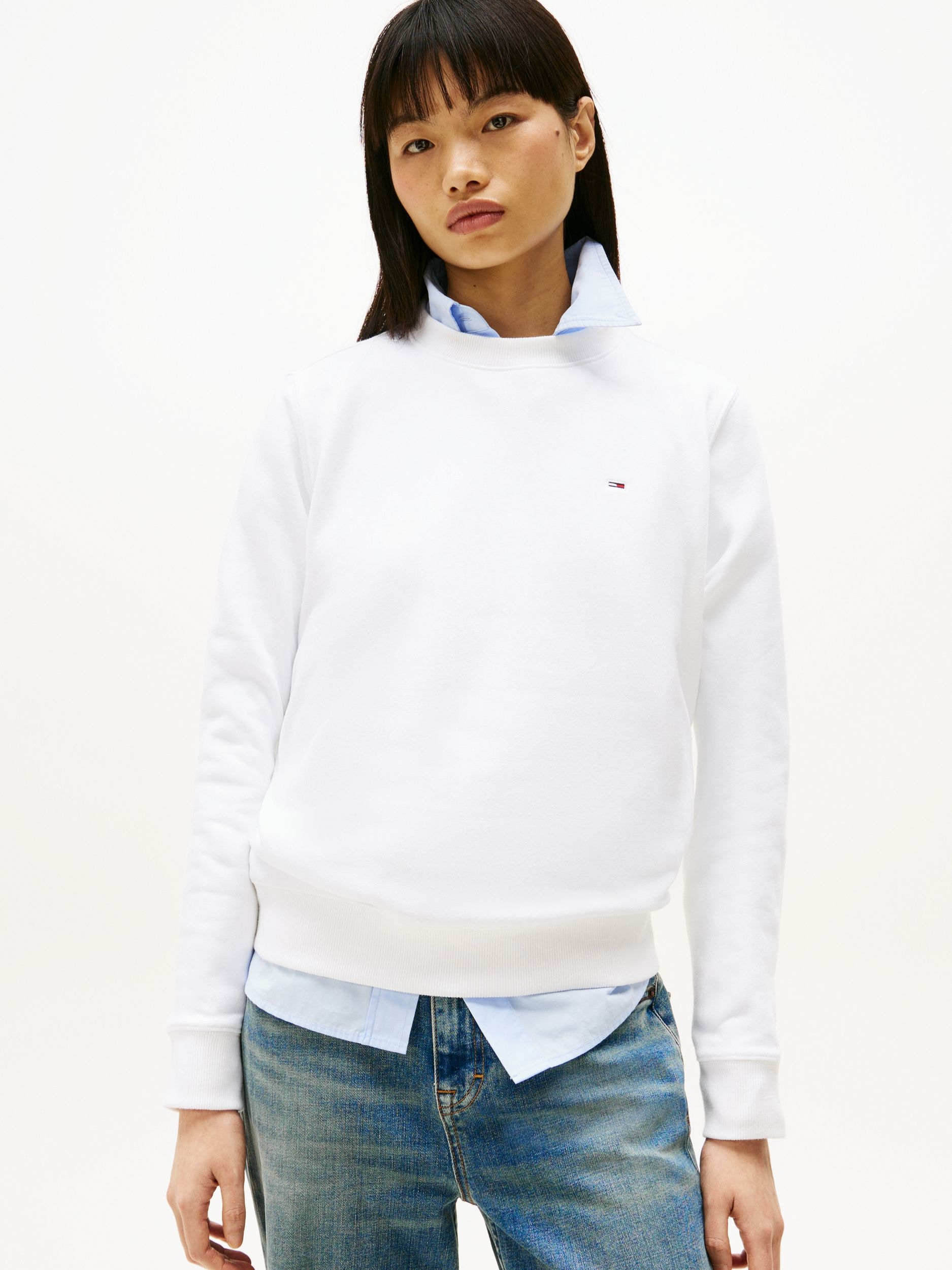 Tommy Jeans |  Tommy Jeans Pullover  | L | white