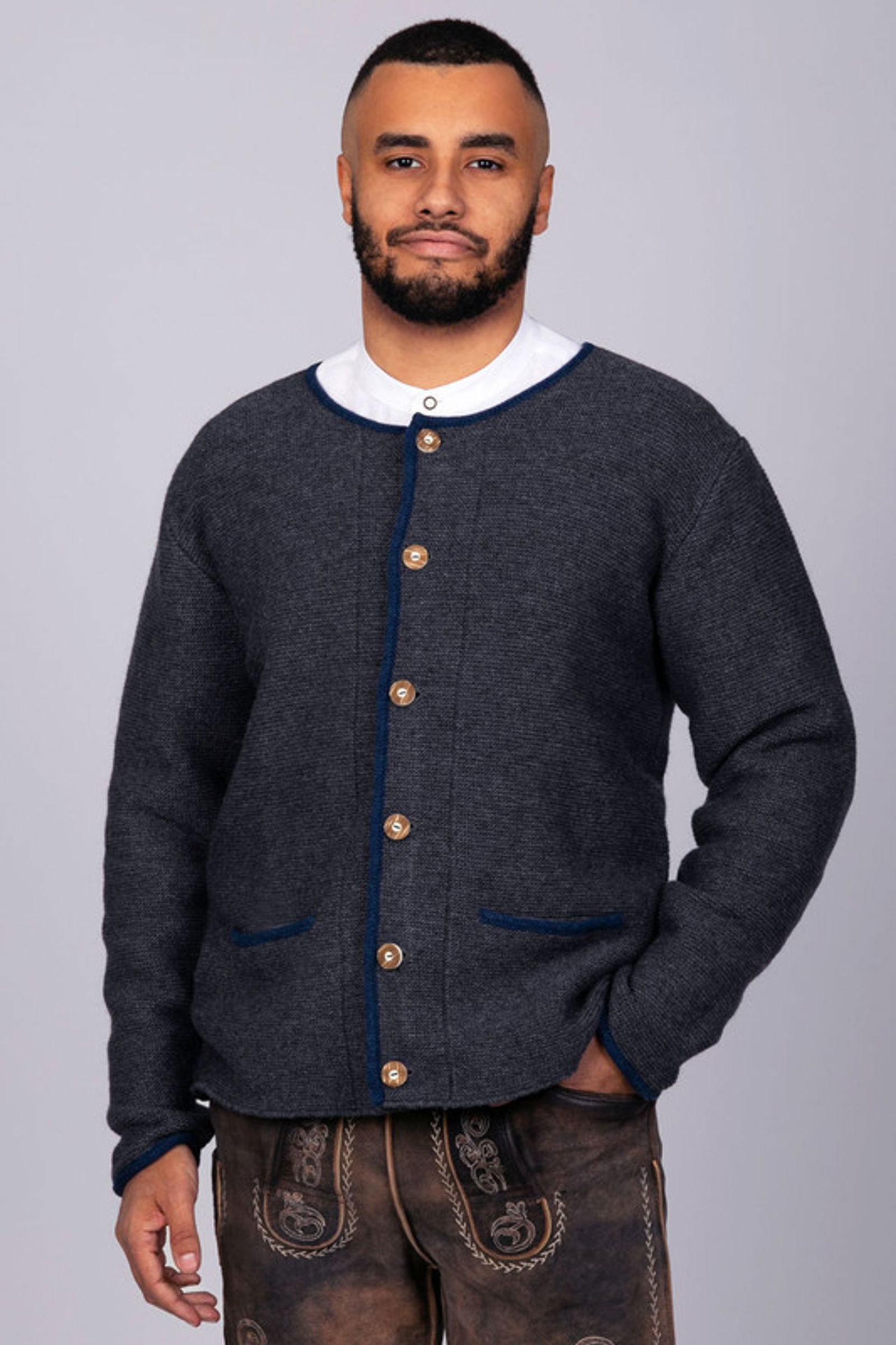 1afa22218f4eec407d1f40e59f5a95d6 Edelnice | Edelnice Trachten Strickjacke "Felix" | 56