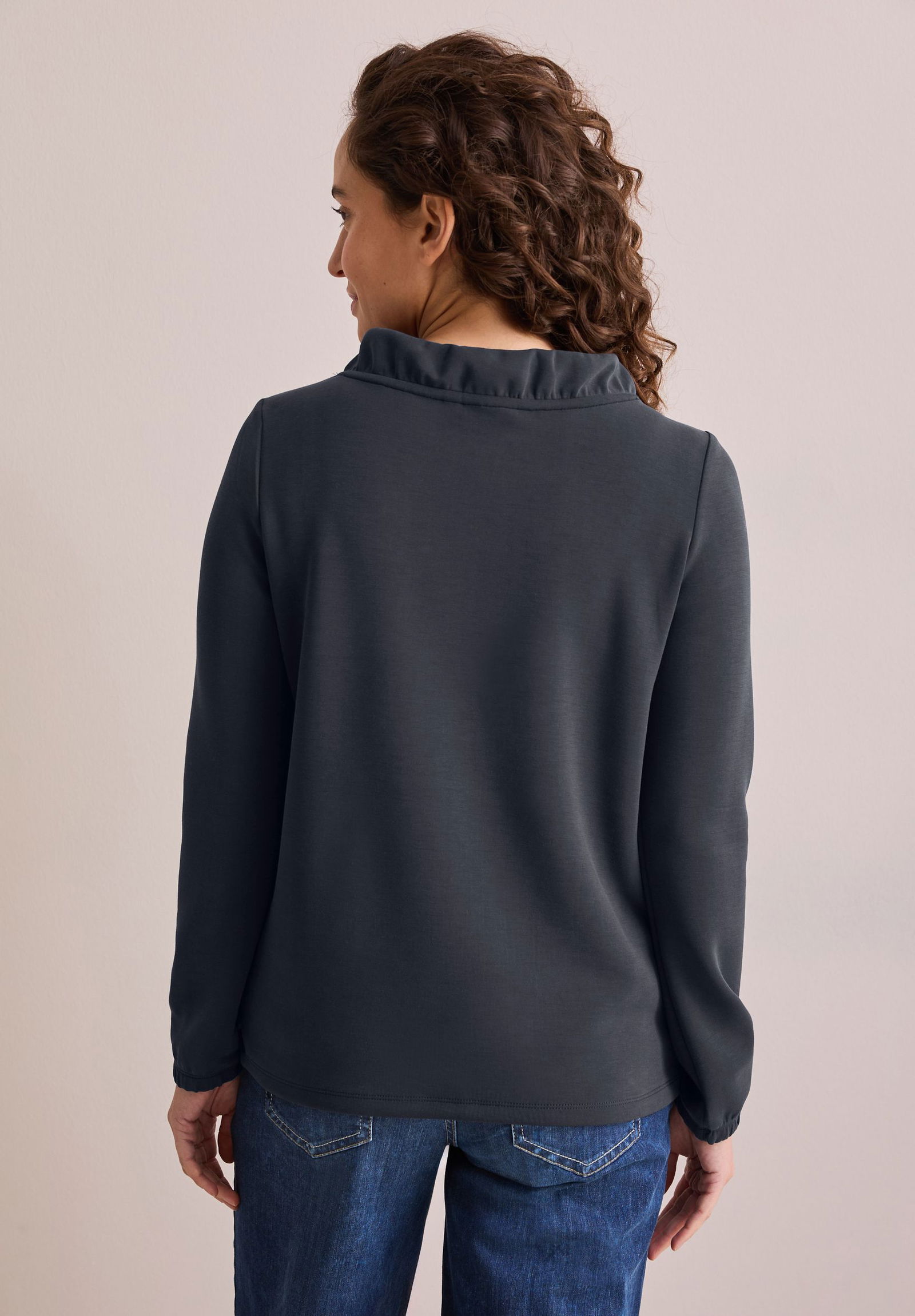 CECIL |  CECIL Sweatshirt  | L | universal blue