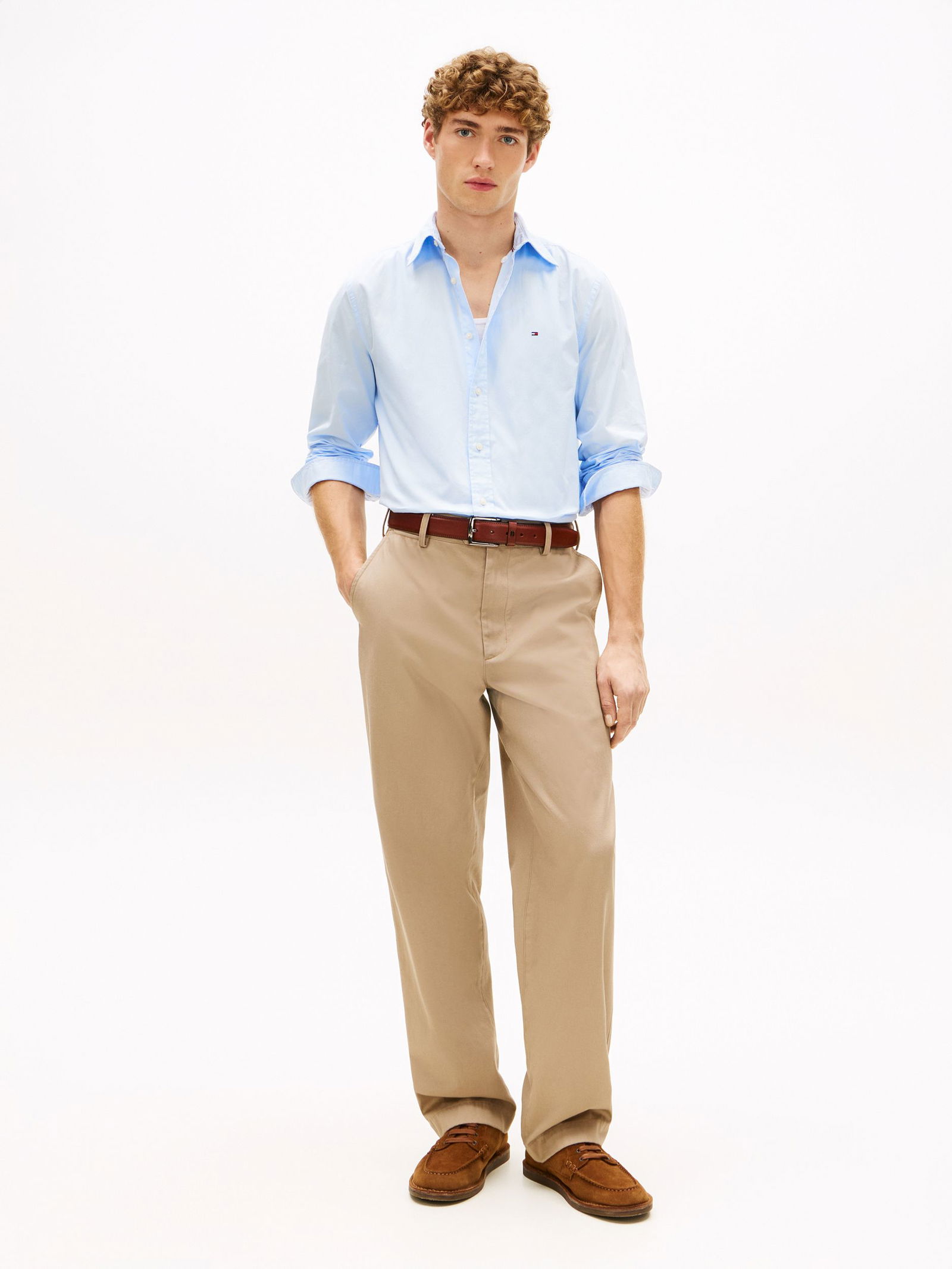 Tommy Hilfiger |  Tommy Hilfiger Hemd Regular Fit  | L | sweet blue