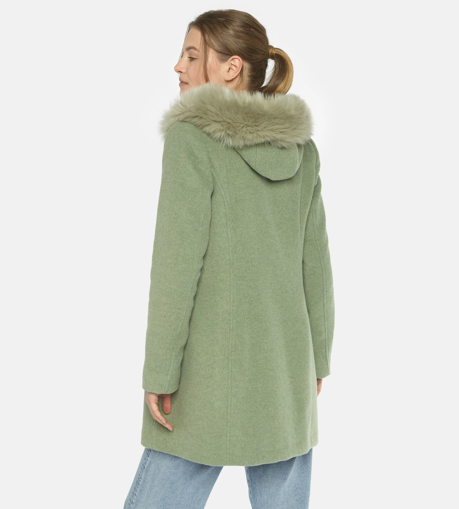 Fuchs & Schmitt |  Fuchs & Schmitt Wollmantel  | 40 | salbei