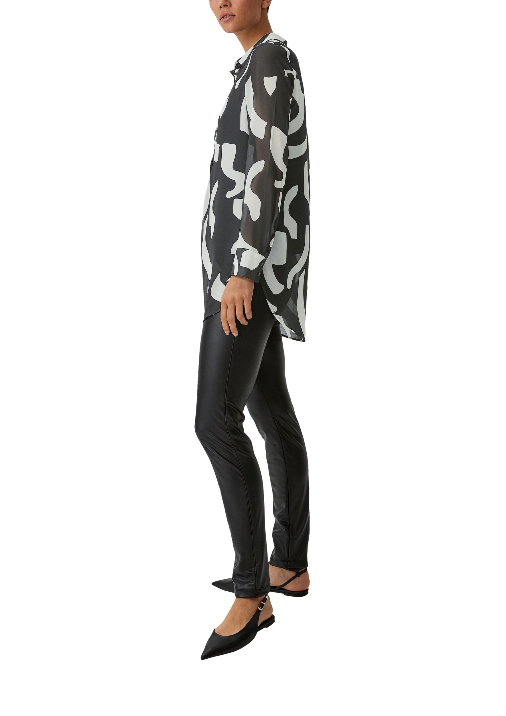 Comma |  Comma Longbluse  | 44 | schwarz