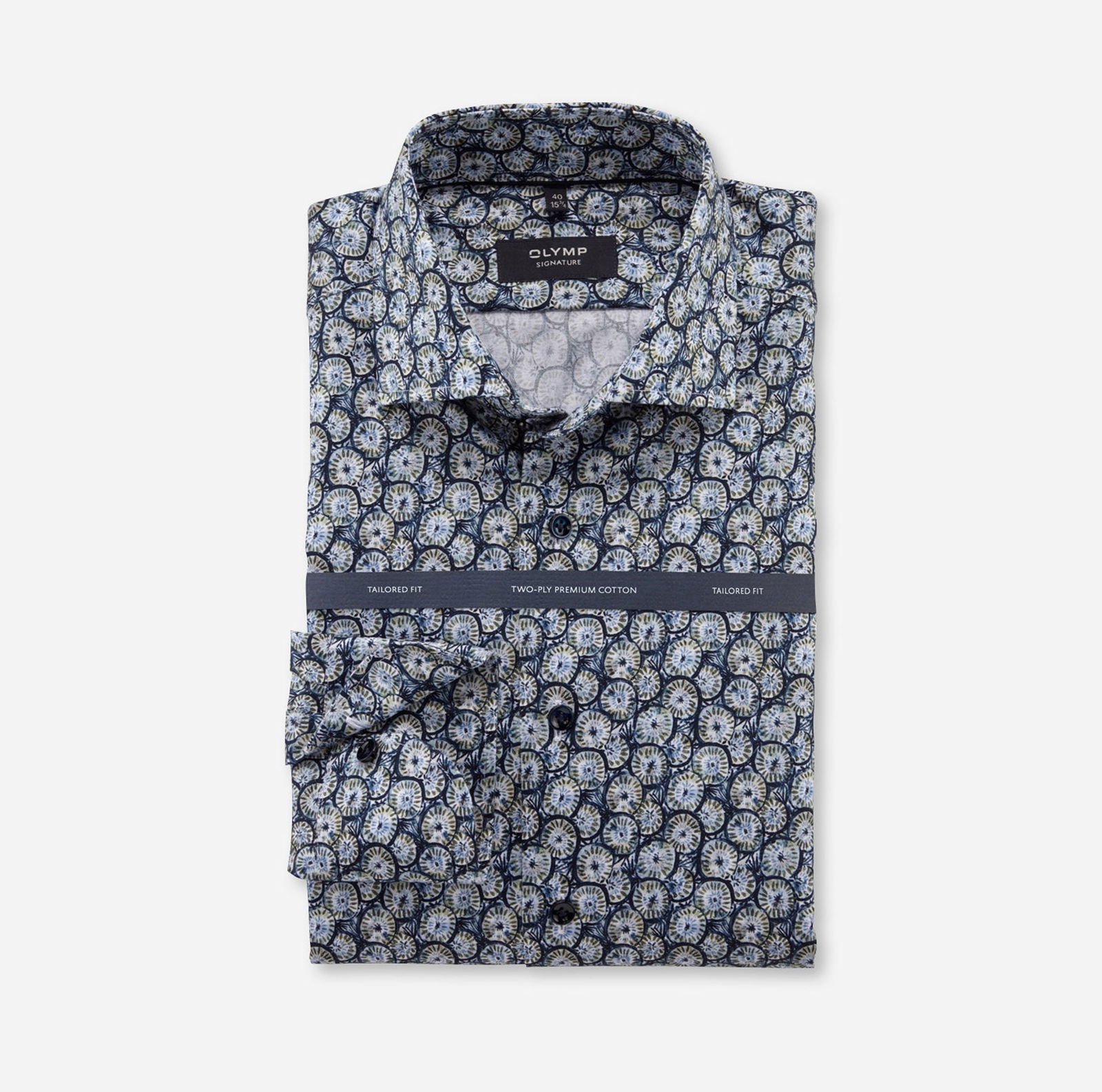 7f3c5d08c7c264920b5eca56771f2bfe OLYMP Signature | Olymp Signature Hemd Tailored Fit | 42 | oliv