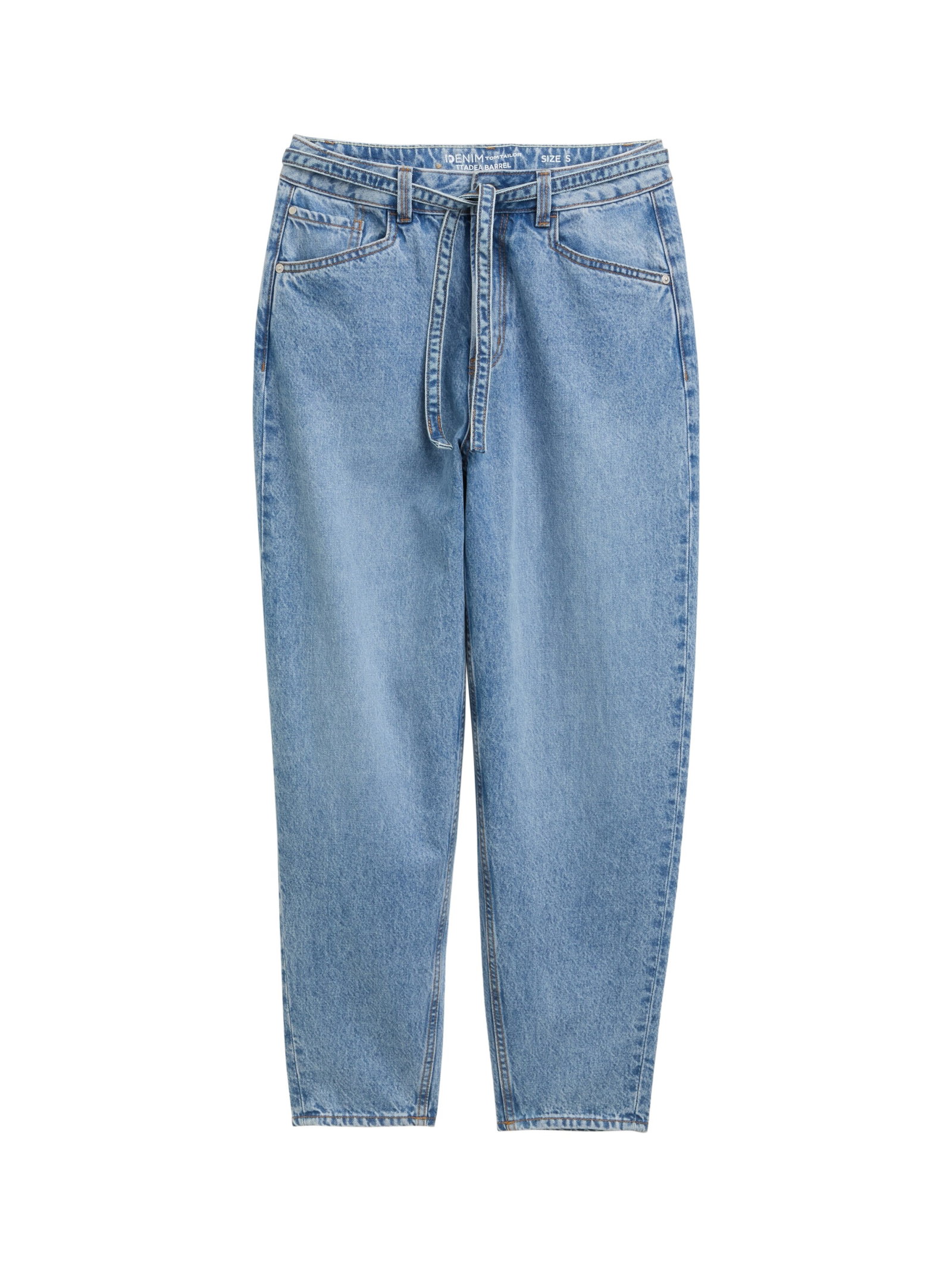 TTADEA BARREL, Used Mid Stone Blue Denim #1