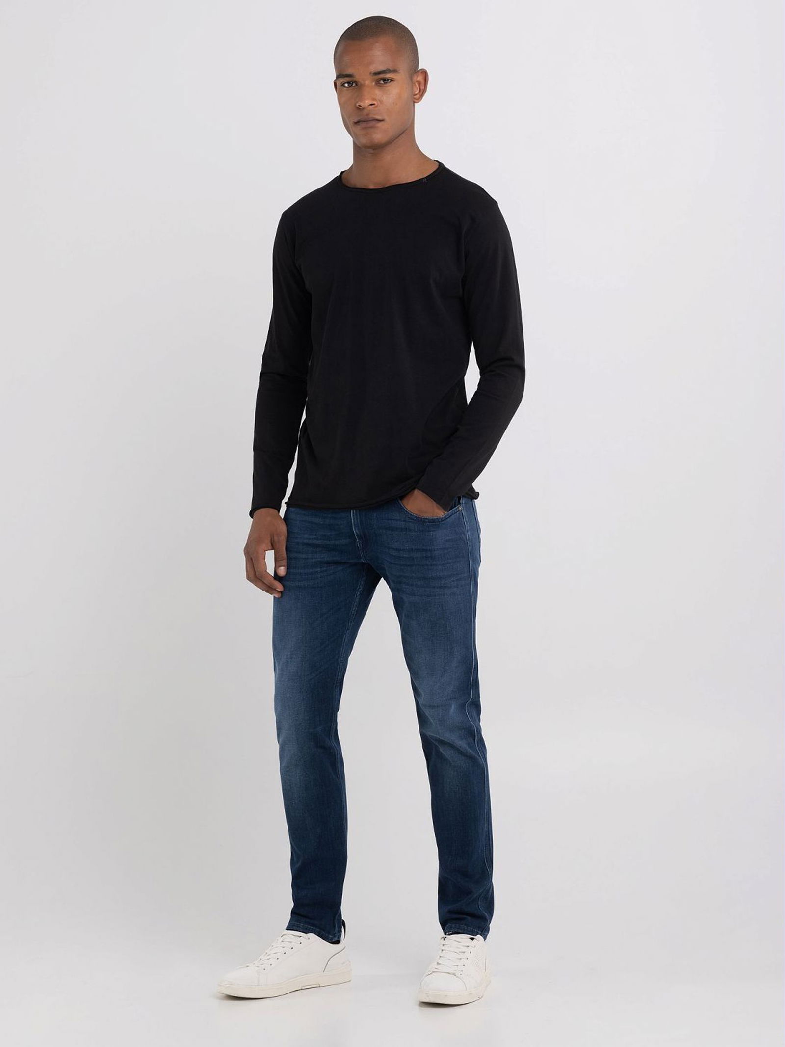 12b8d007875658a8b95a857c42194e71 Replay T-Shirt mit lange Ärmeln