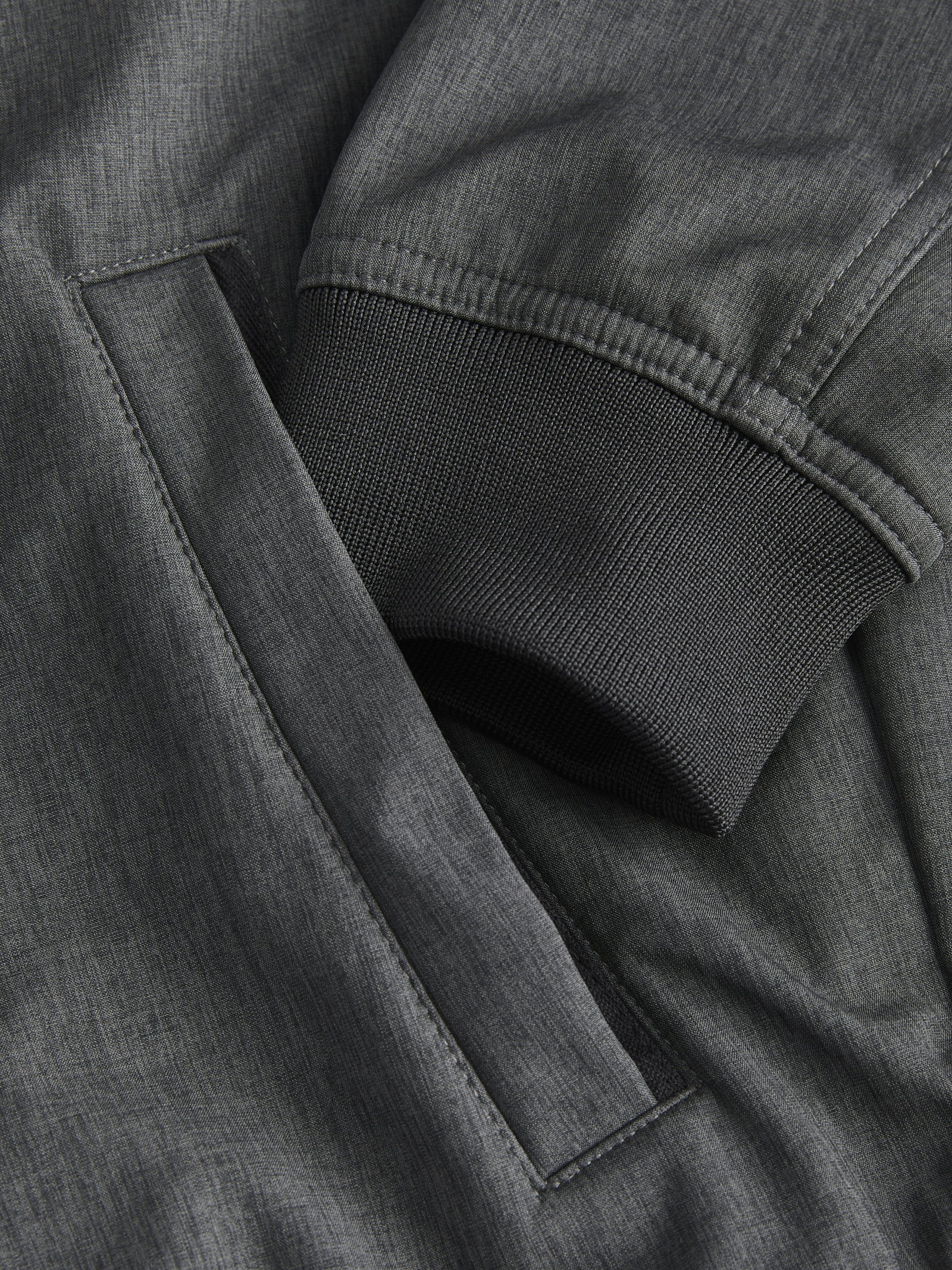 JJELIAM SOFTSHELL BOMBER NOOS, Dark Grey Melange #3