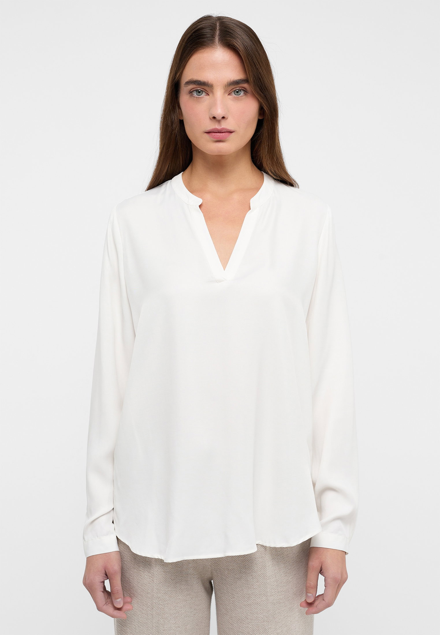 Eterna Bluse Viskose Langarm #2