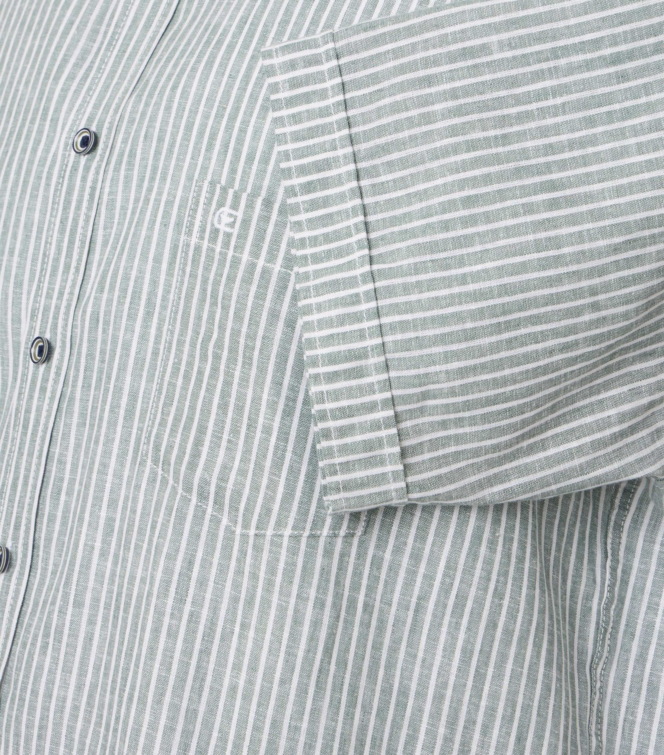 Casa Moda |  Leinenhemd | XL | grün