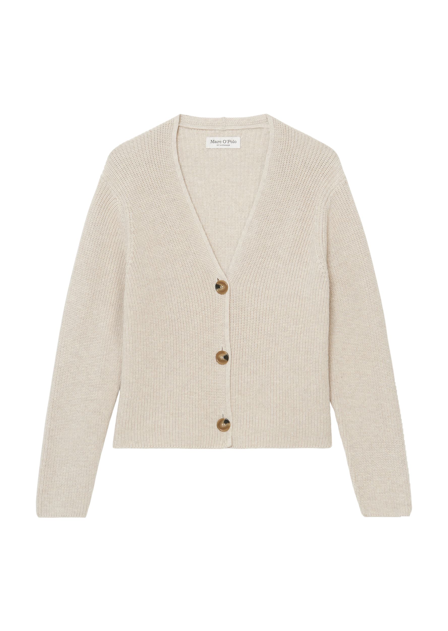 Marc O´Polo |  Marc O´Polo Strickjacke | Cardigan  | L | sandy melange
