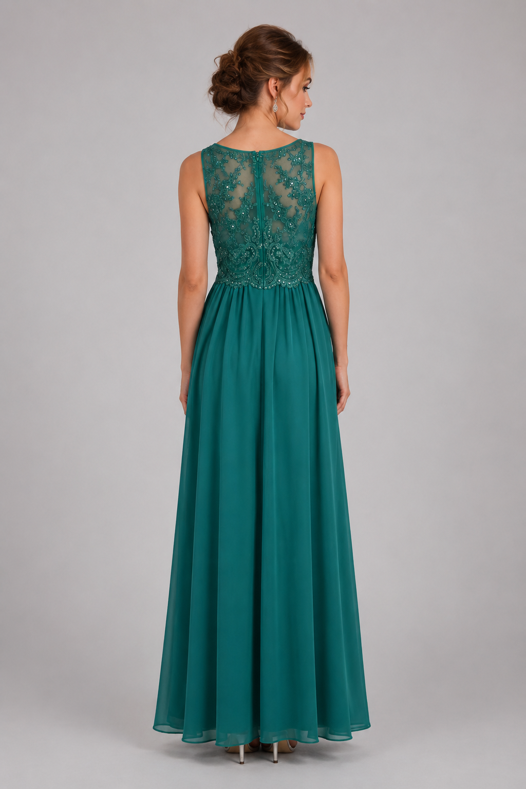 Laona Maxikleid mit Rundhals-Ausschnitt #2