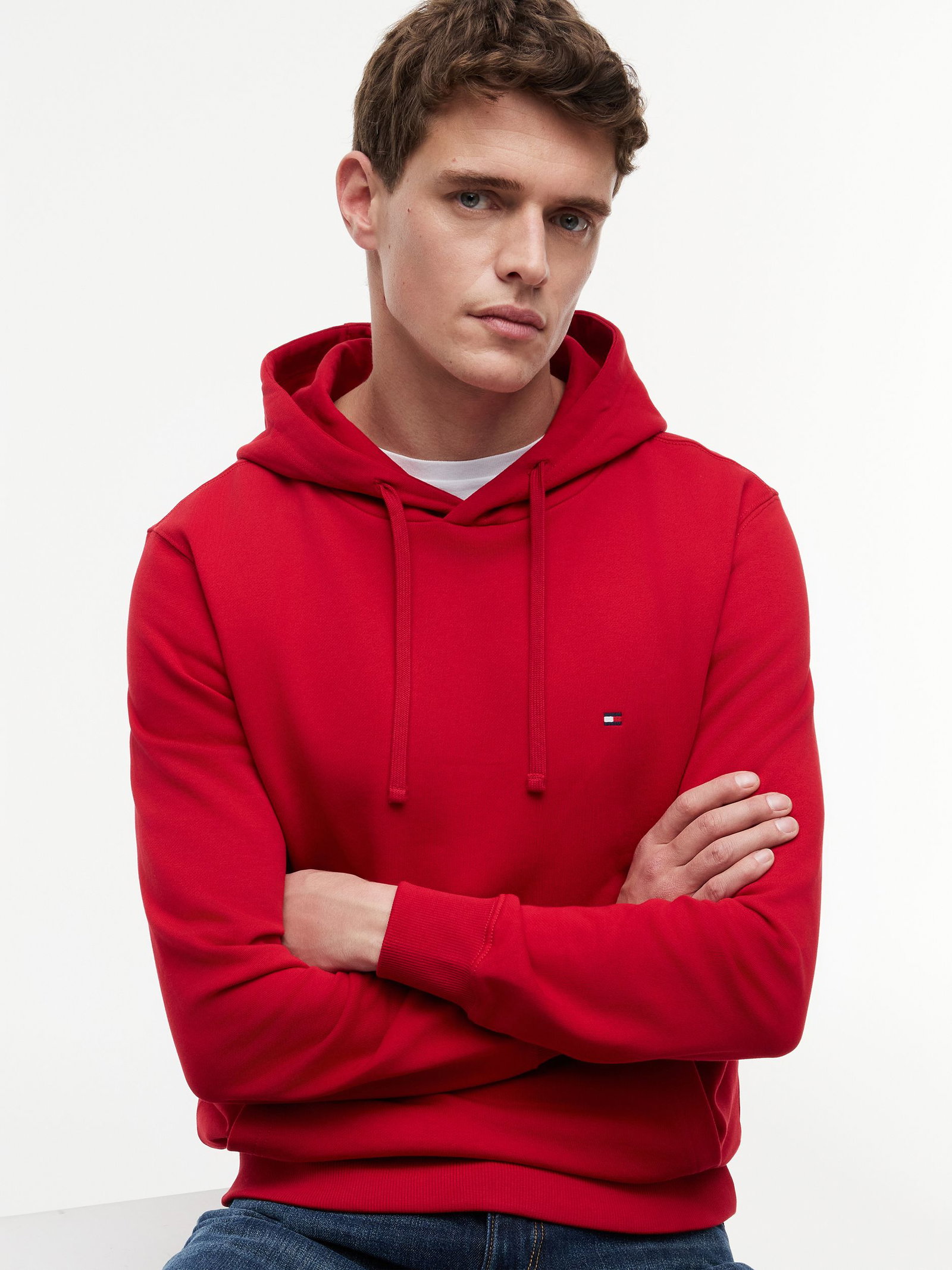 81e995455354a577b514076b8b2c6b21 Tommy Hilfiger | Tommy Hilfiger Sweatshirt | M | medium red