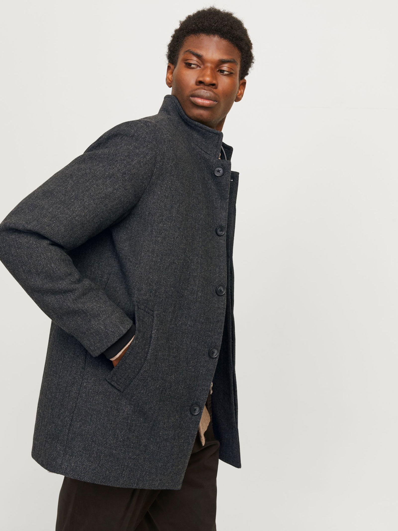 Jack&Jones | Jack&Jones Klassischer Mantel | XL | dark grey melange