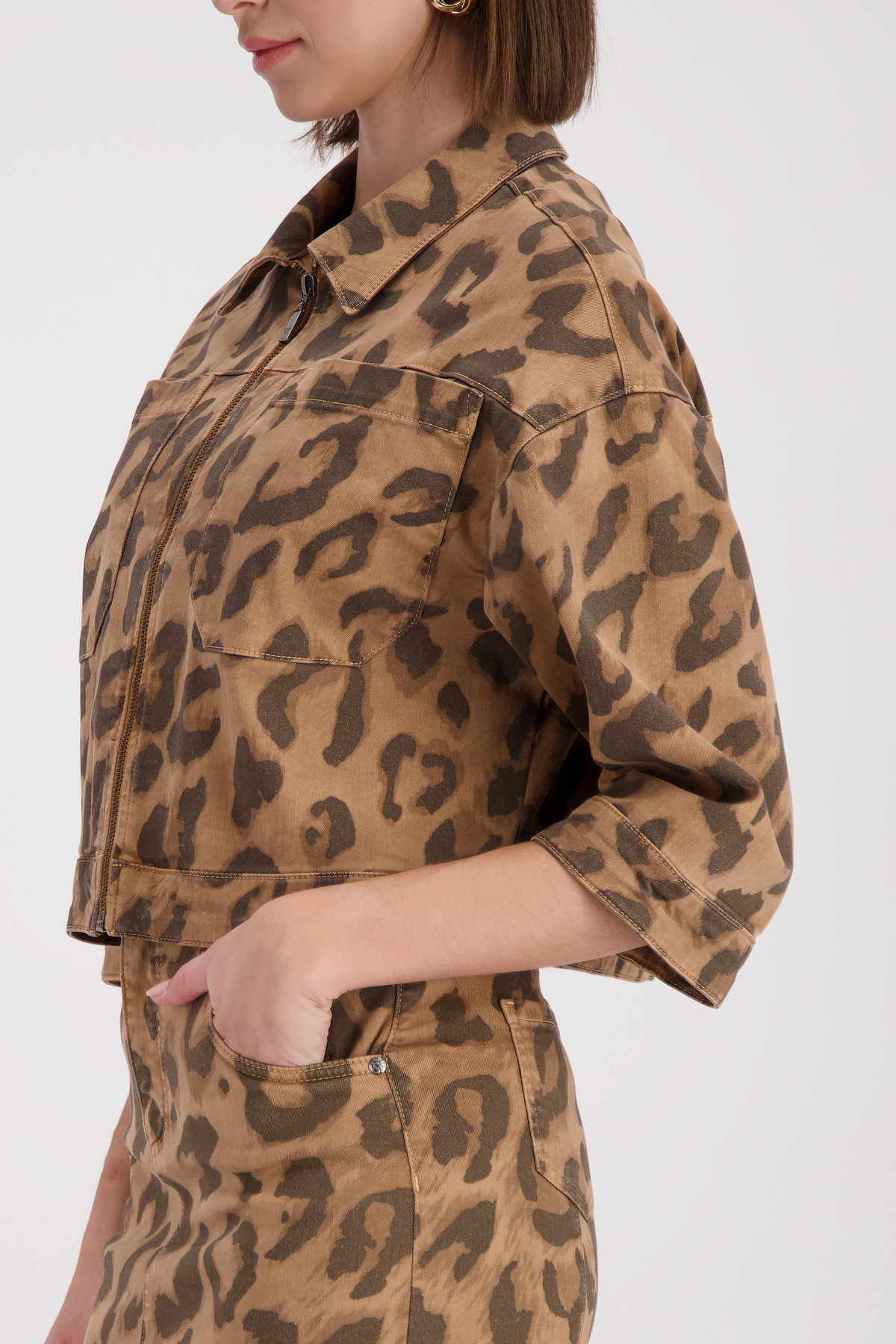 Monari Jacke mit Leo-Druck #3