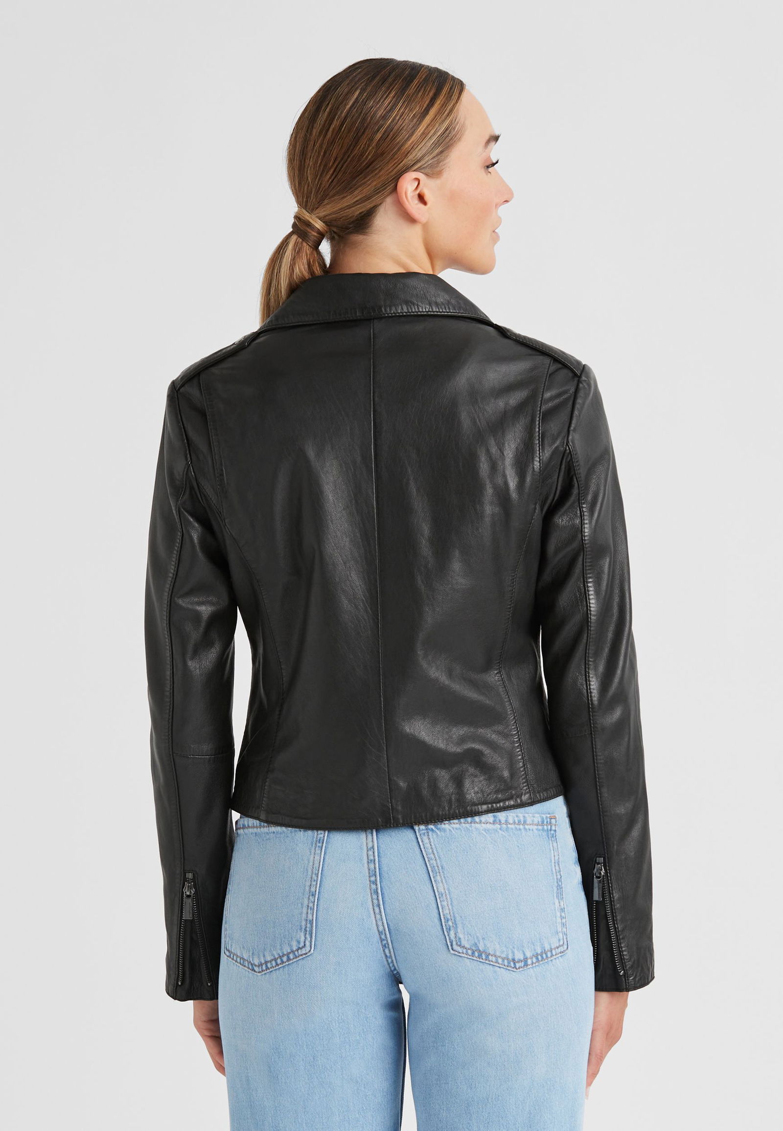 Milestone | Milestone Lederjacke | 36 | schwarz