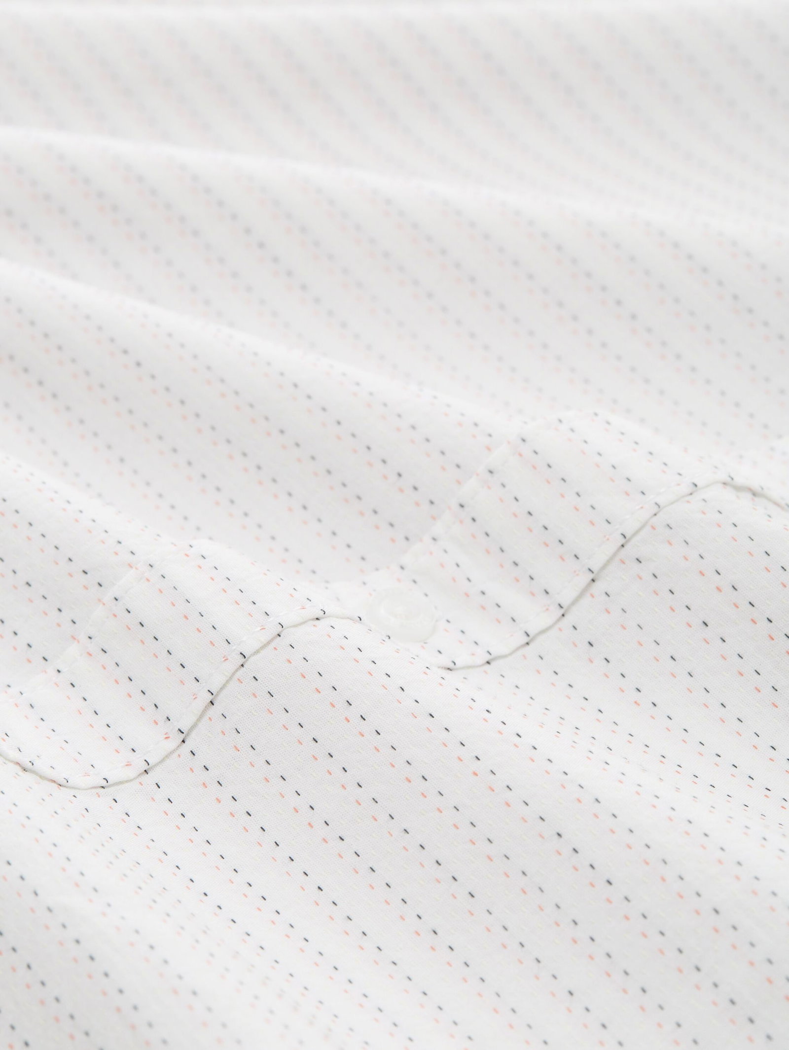 Tom Tailor |  Tom Tailor Hemd Regular Fit  | XL | white colored dots structure