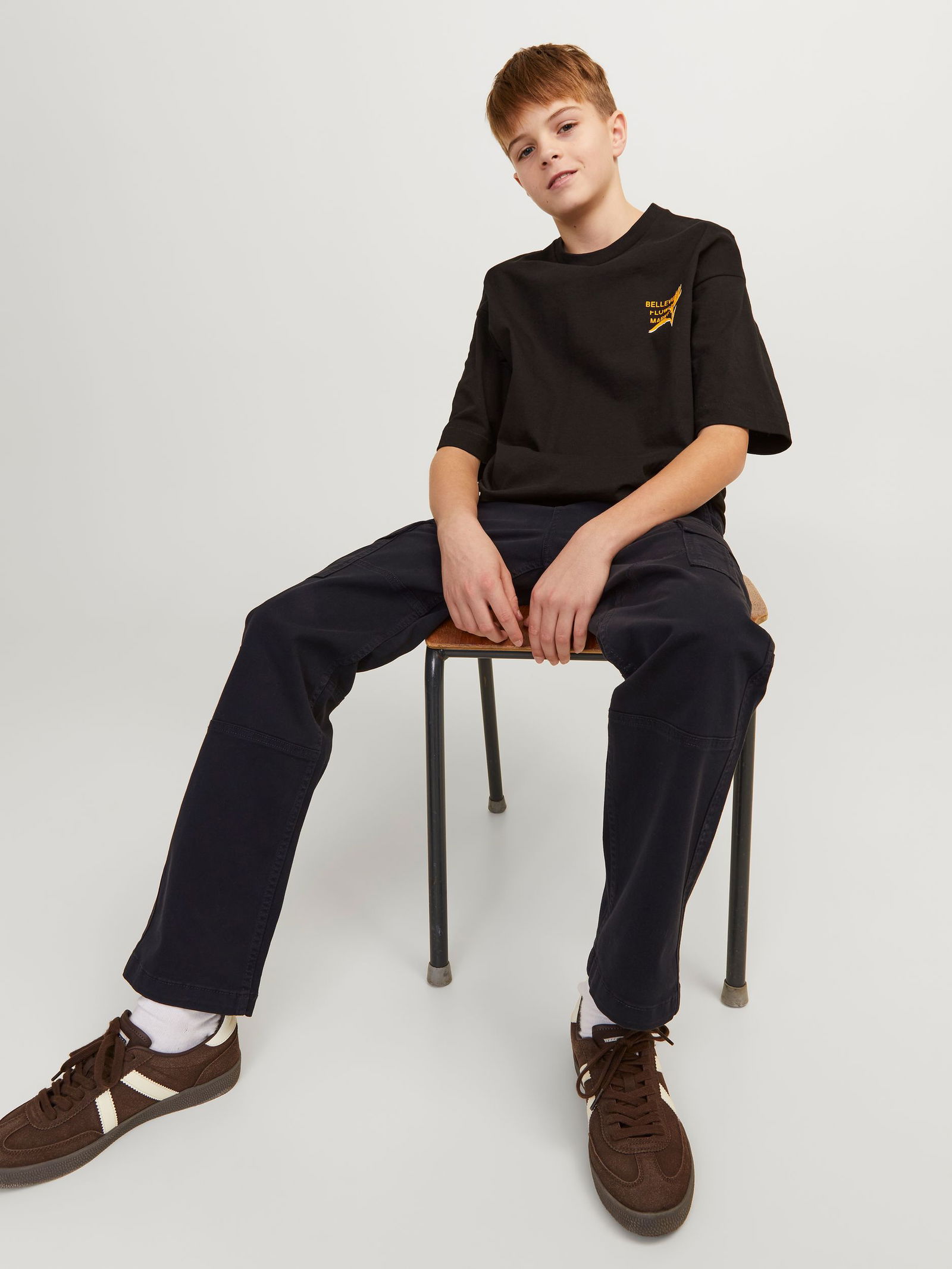 Jack&Jones | JPSTKANE JJHARLOW CARGO NOOS JNR | 140 | black