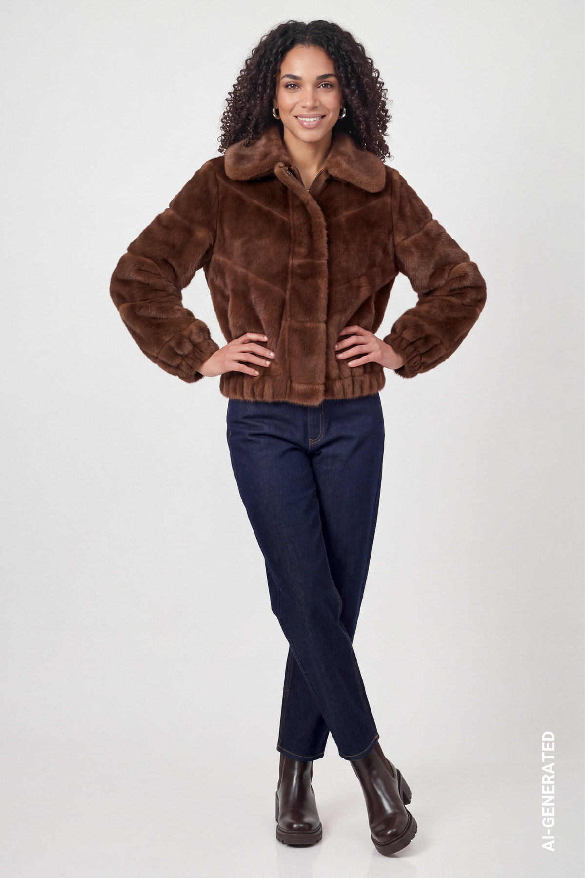 Jacke, chocolate brown #6