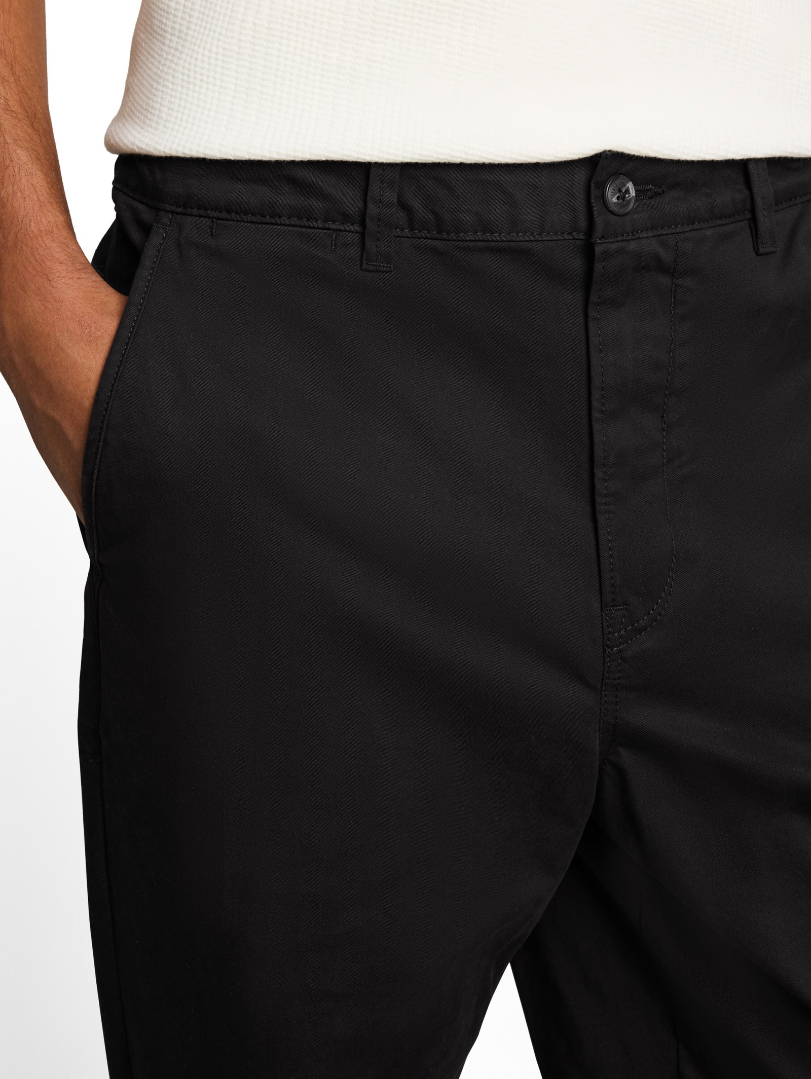 relaxed chino, Black #6