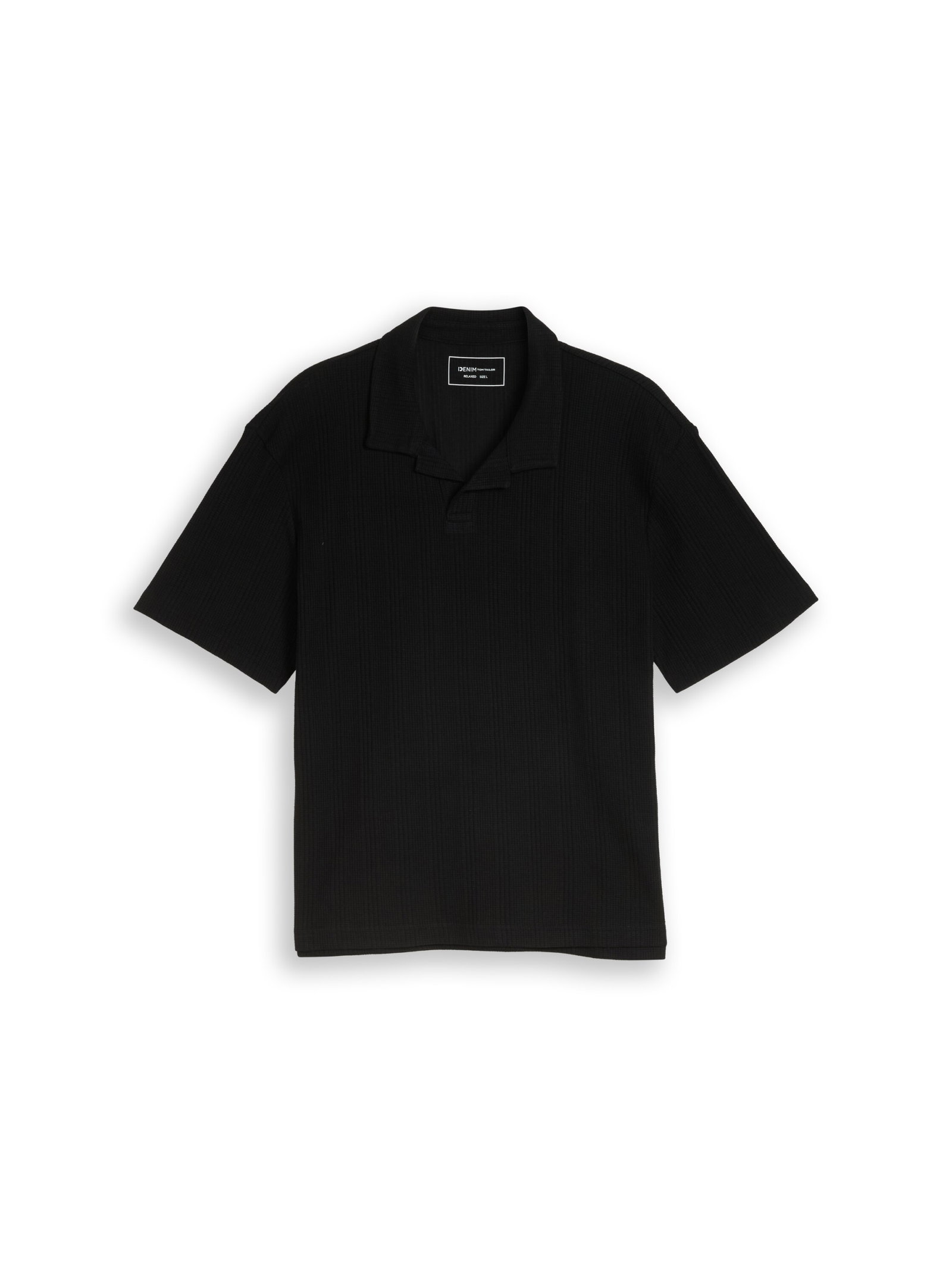 relaxed  structure resort coll, Black #1