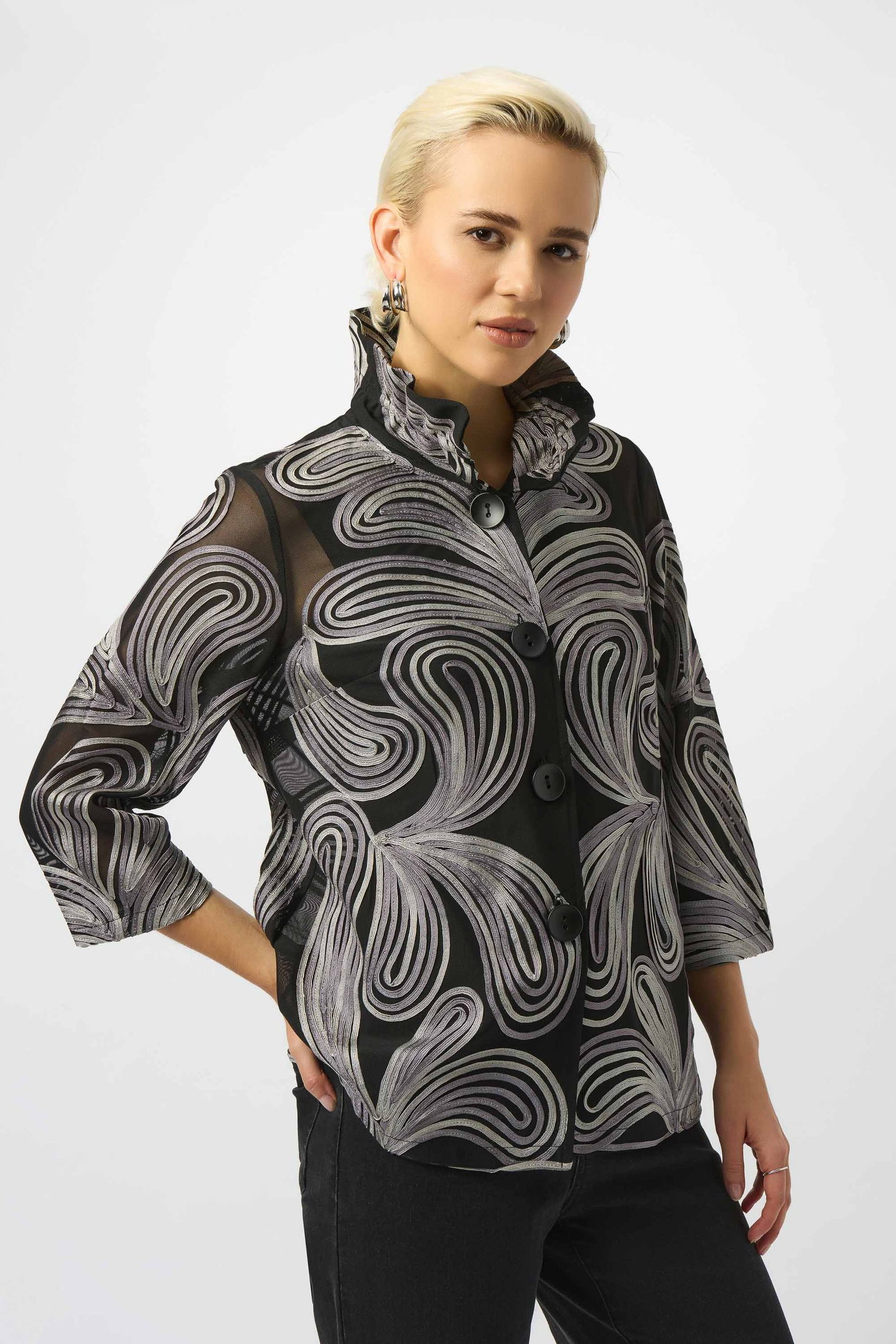 d9c9aacbd67998d165dc4a5b470c79bc Joseph Ribkoff | Joseph Ribkoff Jacke | XXL | schwarz/multi