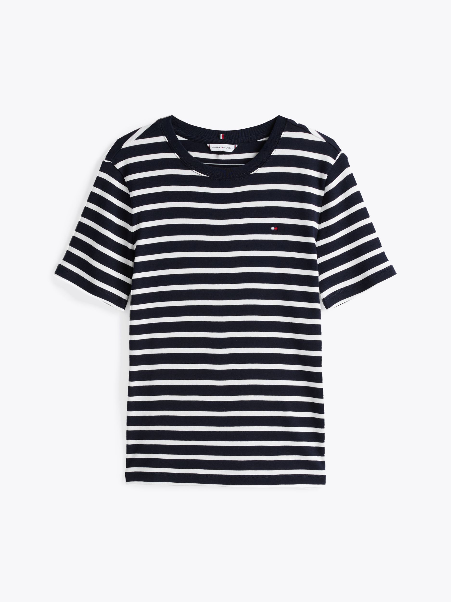 Tommy Hilfiger |  Tommy Hilfiger: SLIM CODY T-Shirt | S | breton desert sky/ecru