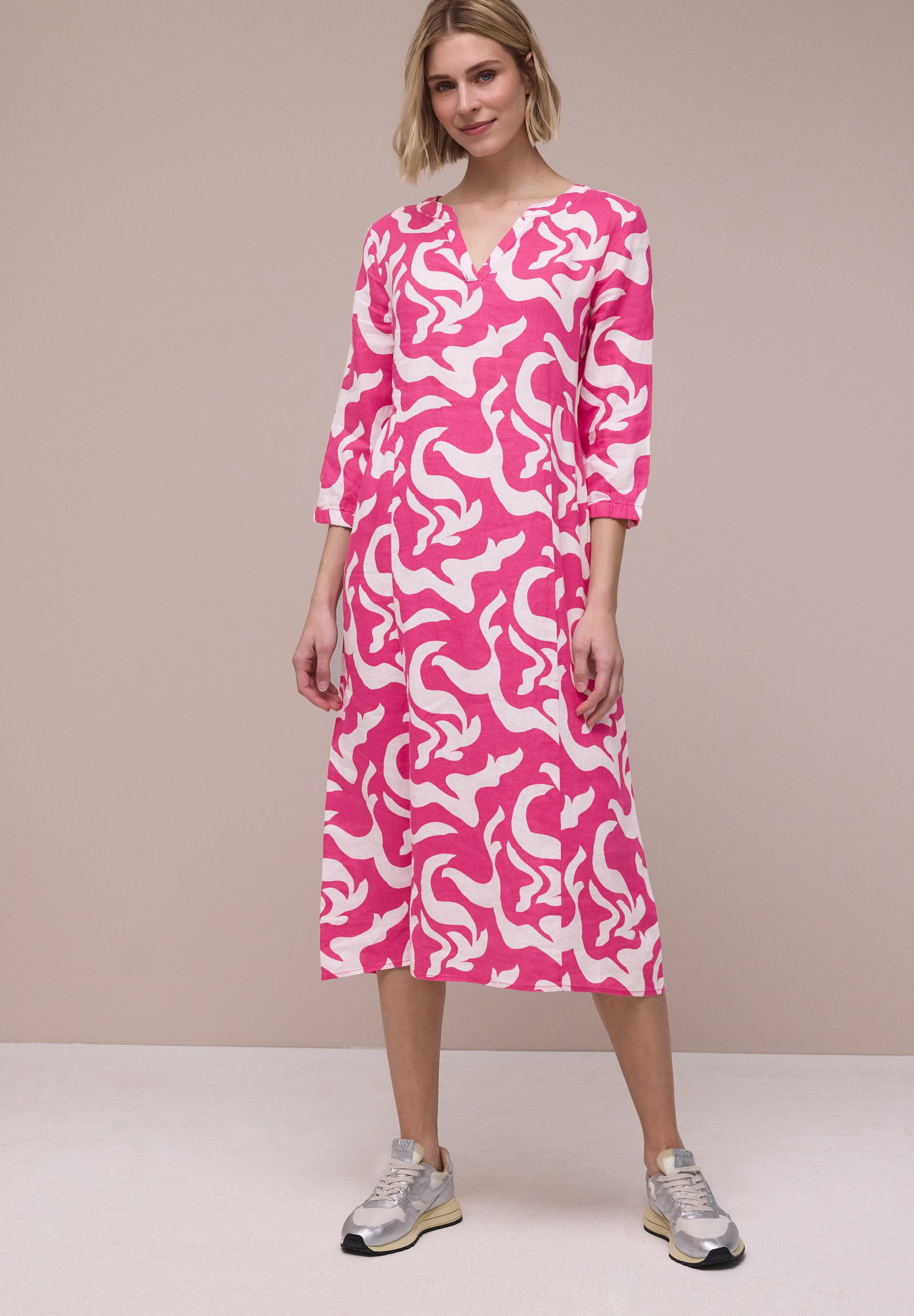 26e4d6deceaaedfcc180a66a0dfff621 Street One | Street One Kleid aus Leinen | 38