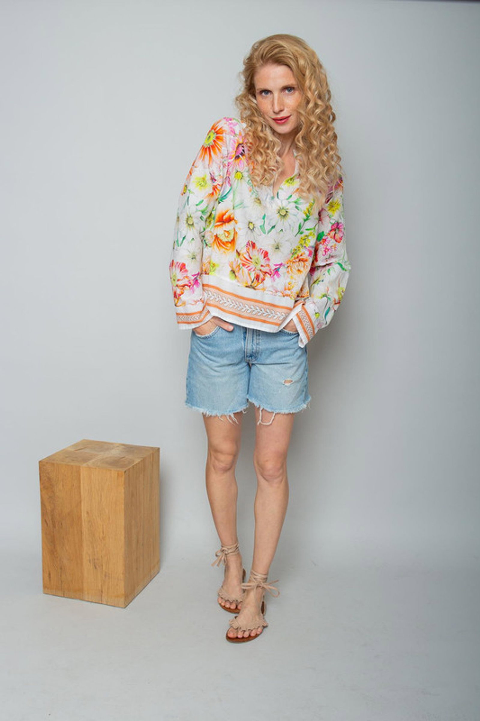 Emily van den Bergh Druckbluse #1