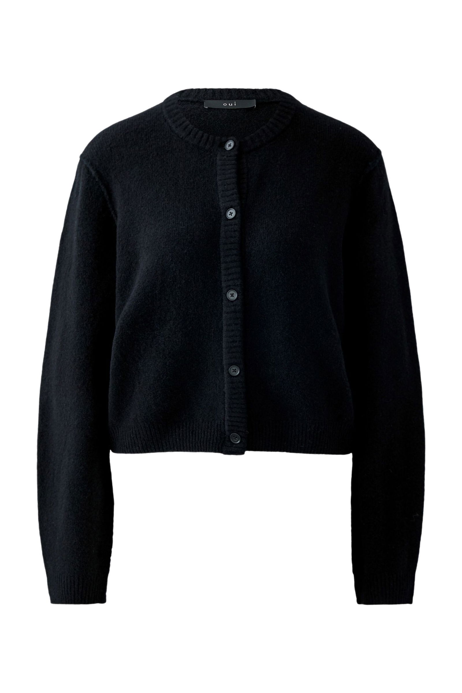 Oui | Oui Strickjacke | Cardigan | 42 | black