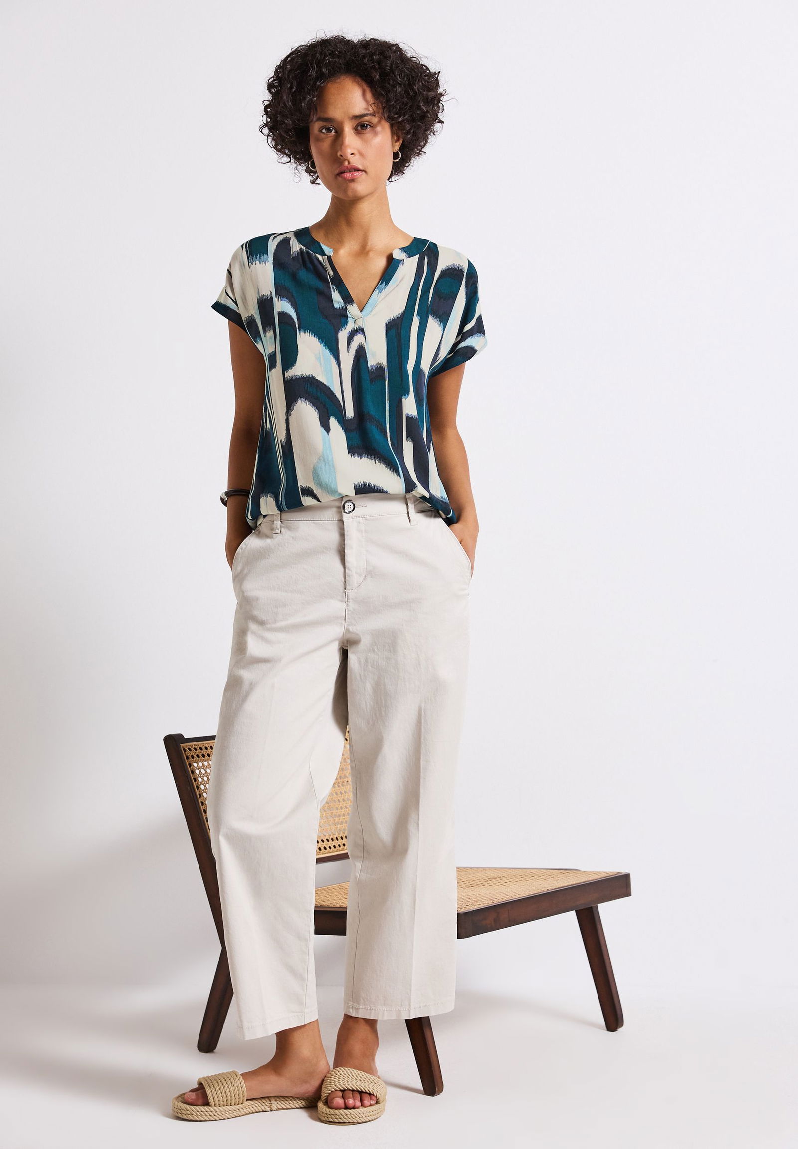Street One |  Street One Druckbluse  | 40 | 4565_36857