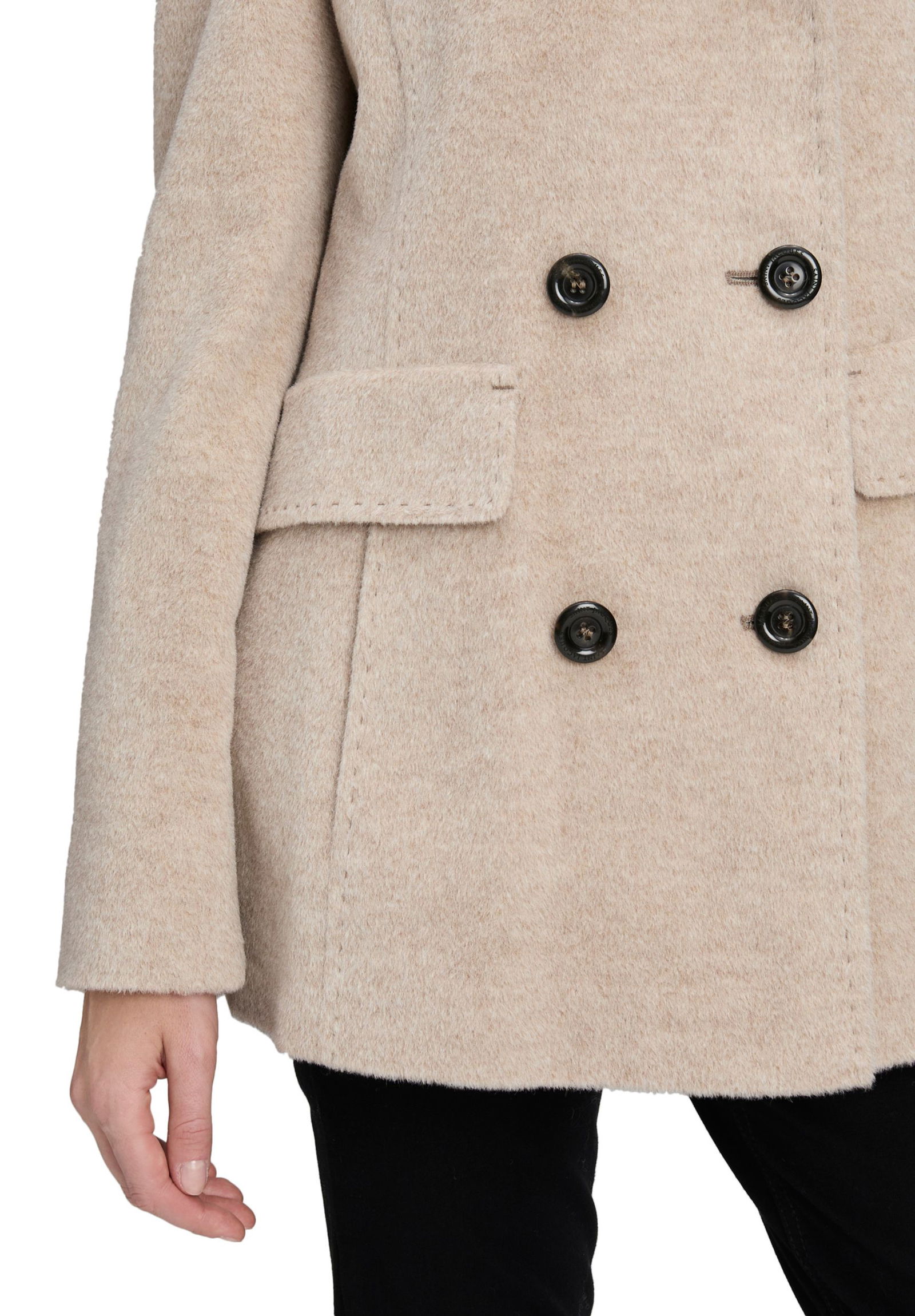 Saint Jacques | Saint Jacques Wolljacke | 40 | beige melange
