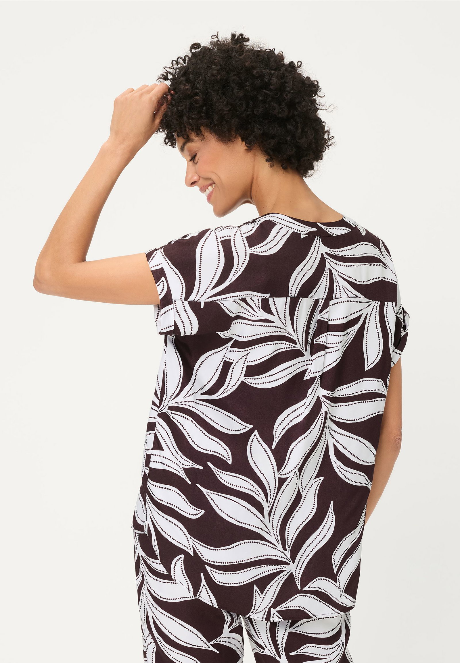Olsen |  Olsen Druckbluse  | 46