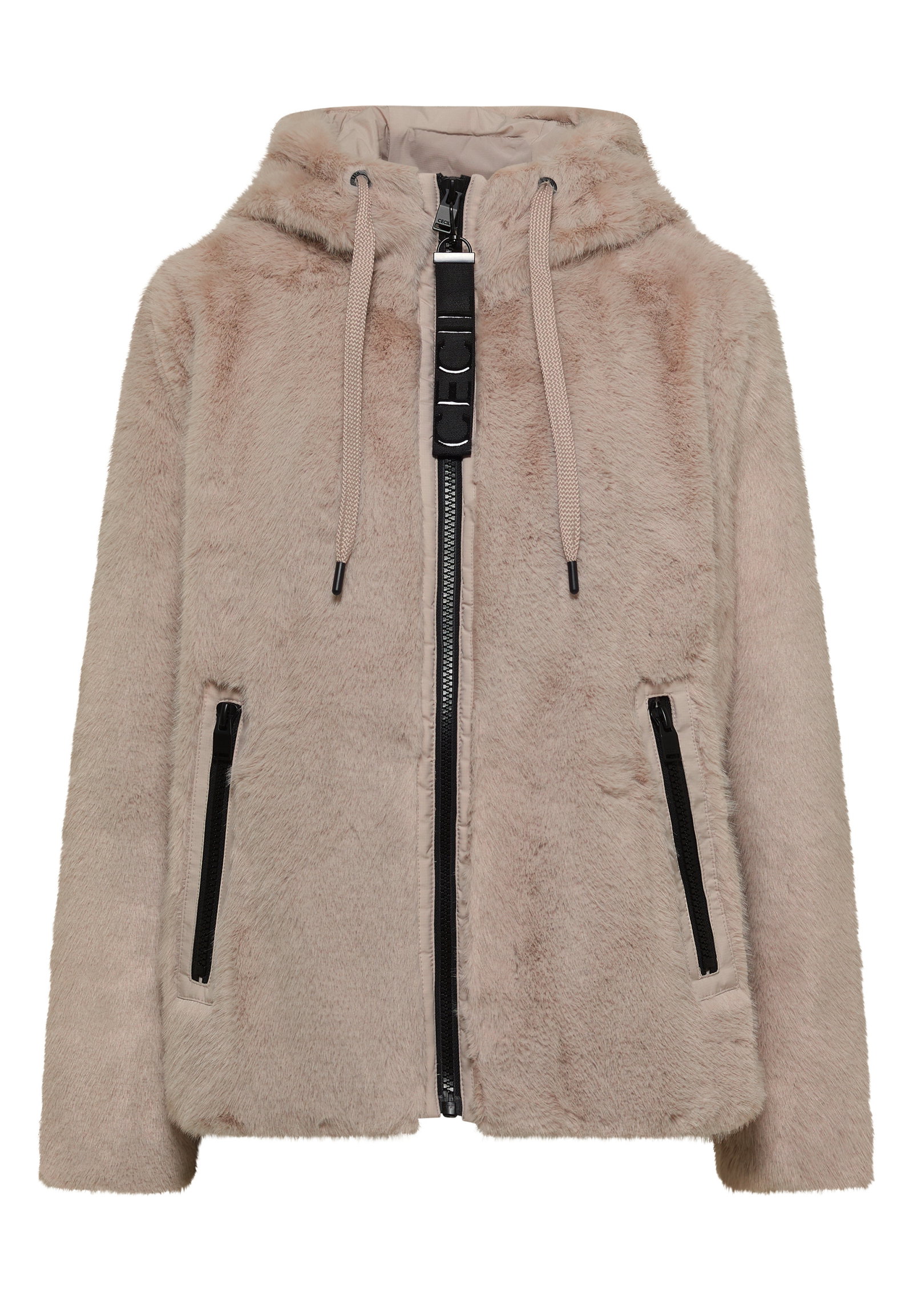 TOS Fur Matmix Jacket, powder beige #1