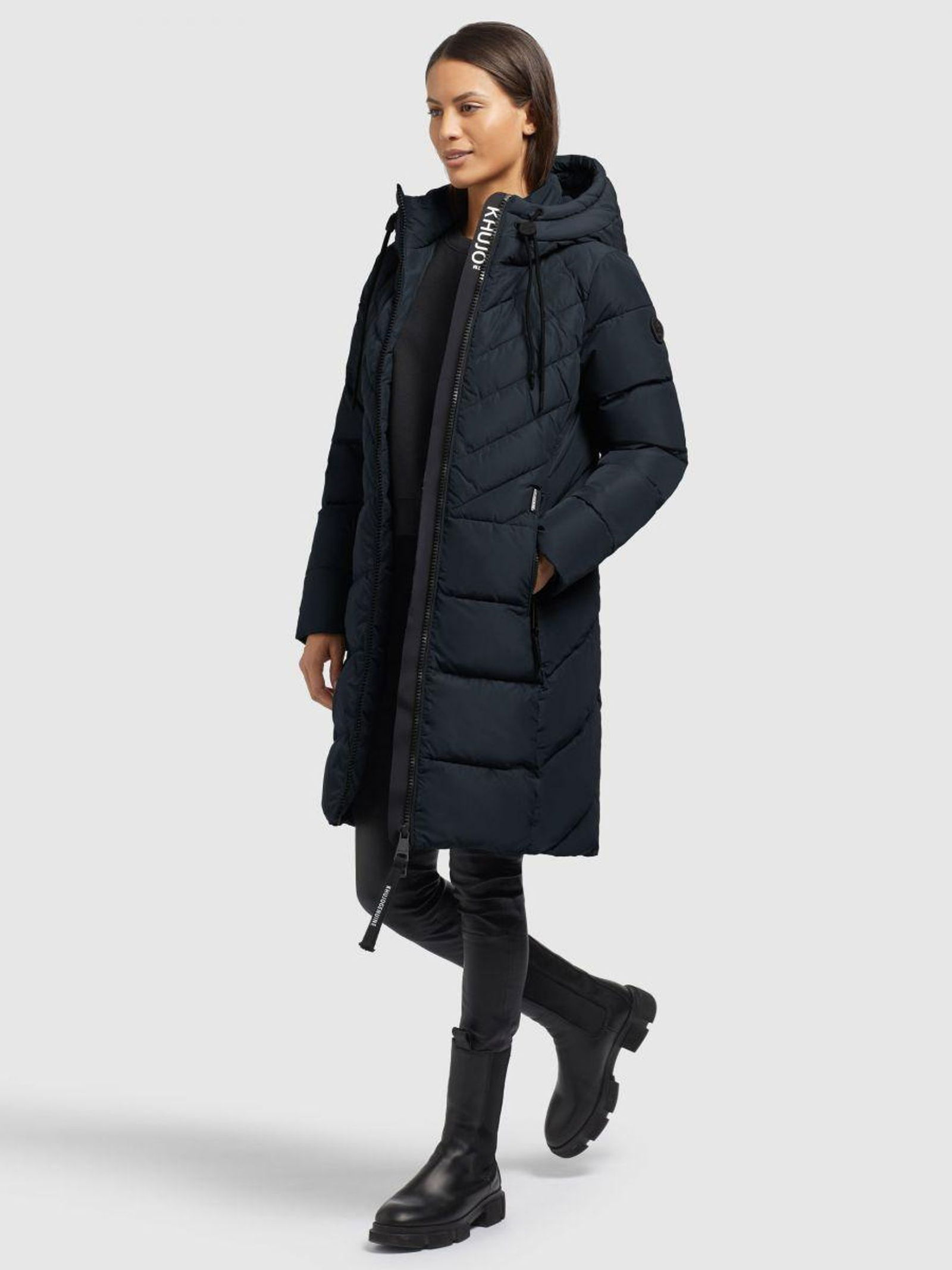 Khujo | Khujo Steppmantel | M | dunkelblau