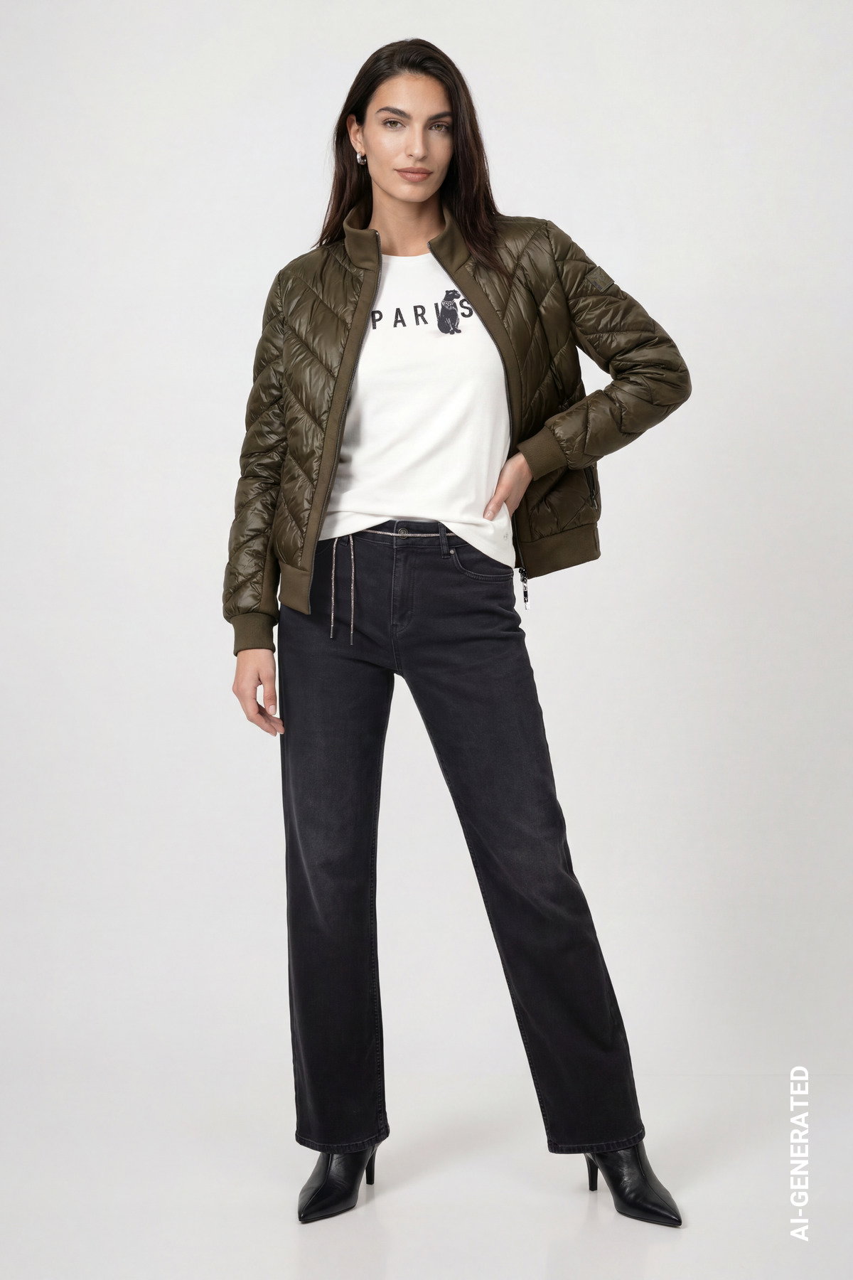 Jacke, olive #6