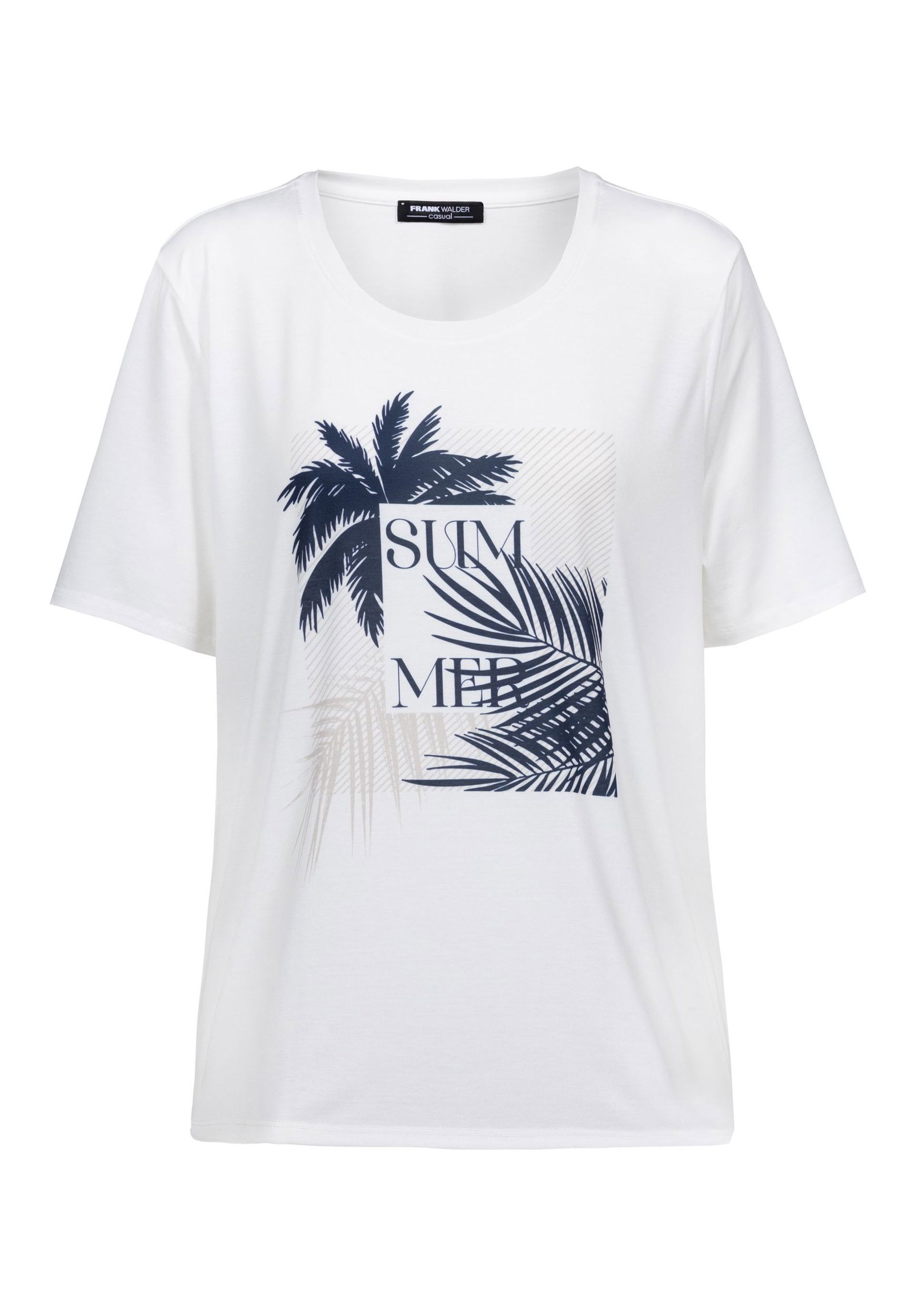 Frank Walder |  Shirt CASUAL mit Rundhalsausschnitt | 40