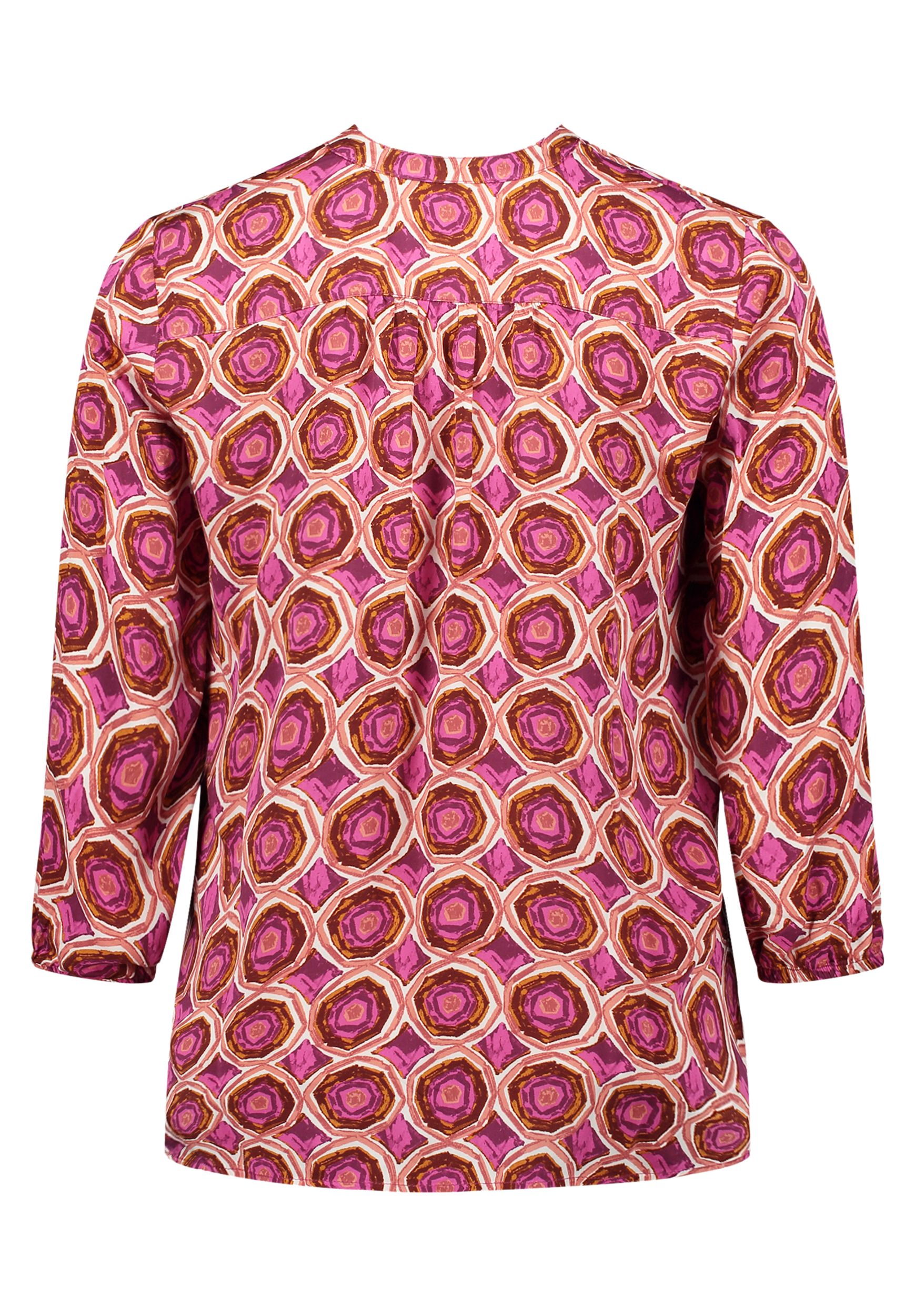 Cartoon |  Cartoon Druckbluse  | 38 | weiß/violett
