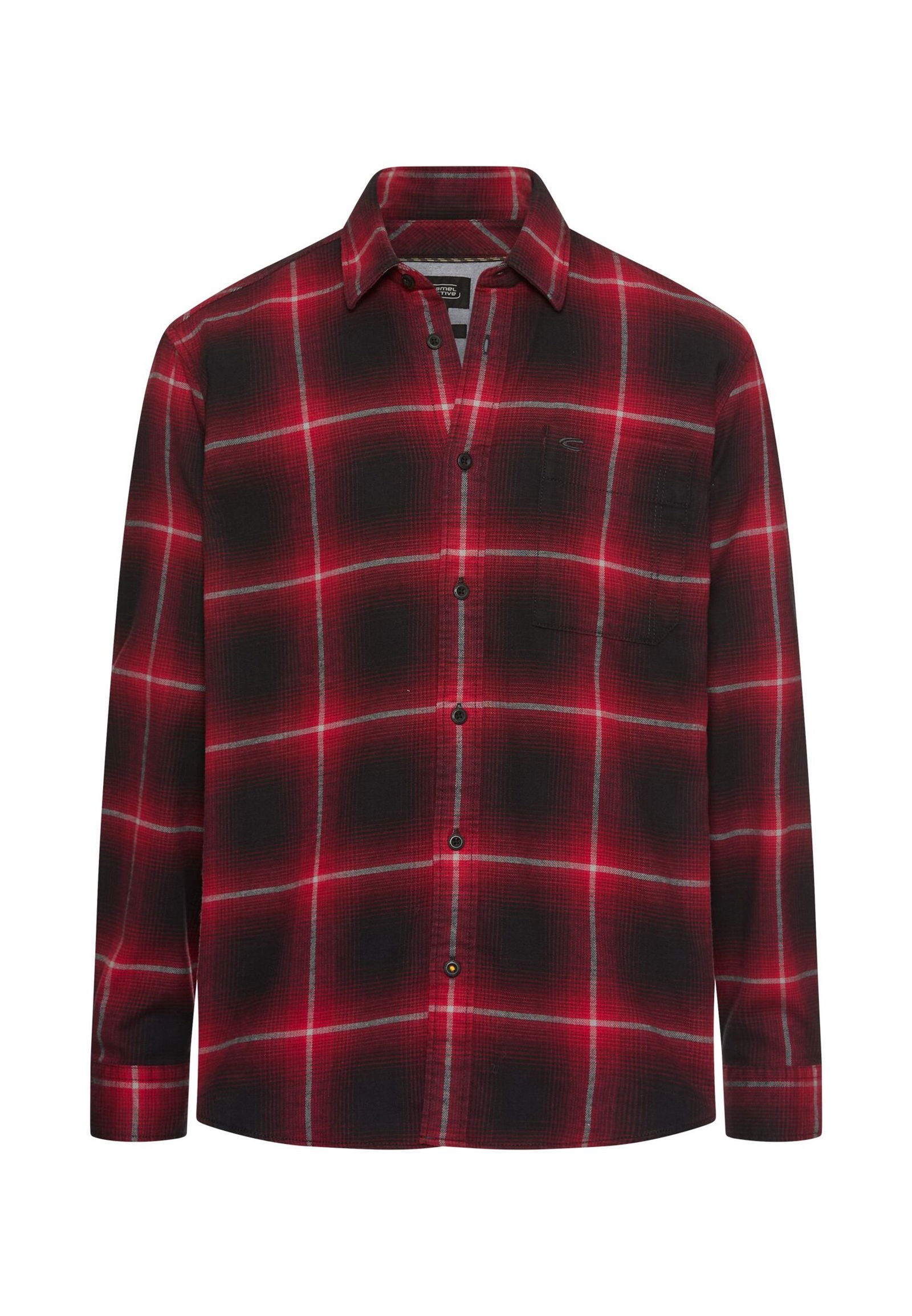 Camel Active |  Camel Active Hemd Regular Fit  | 3XL | brick red